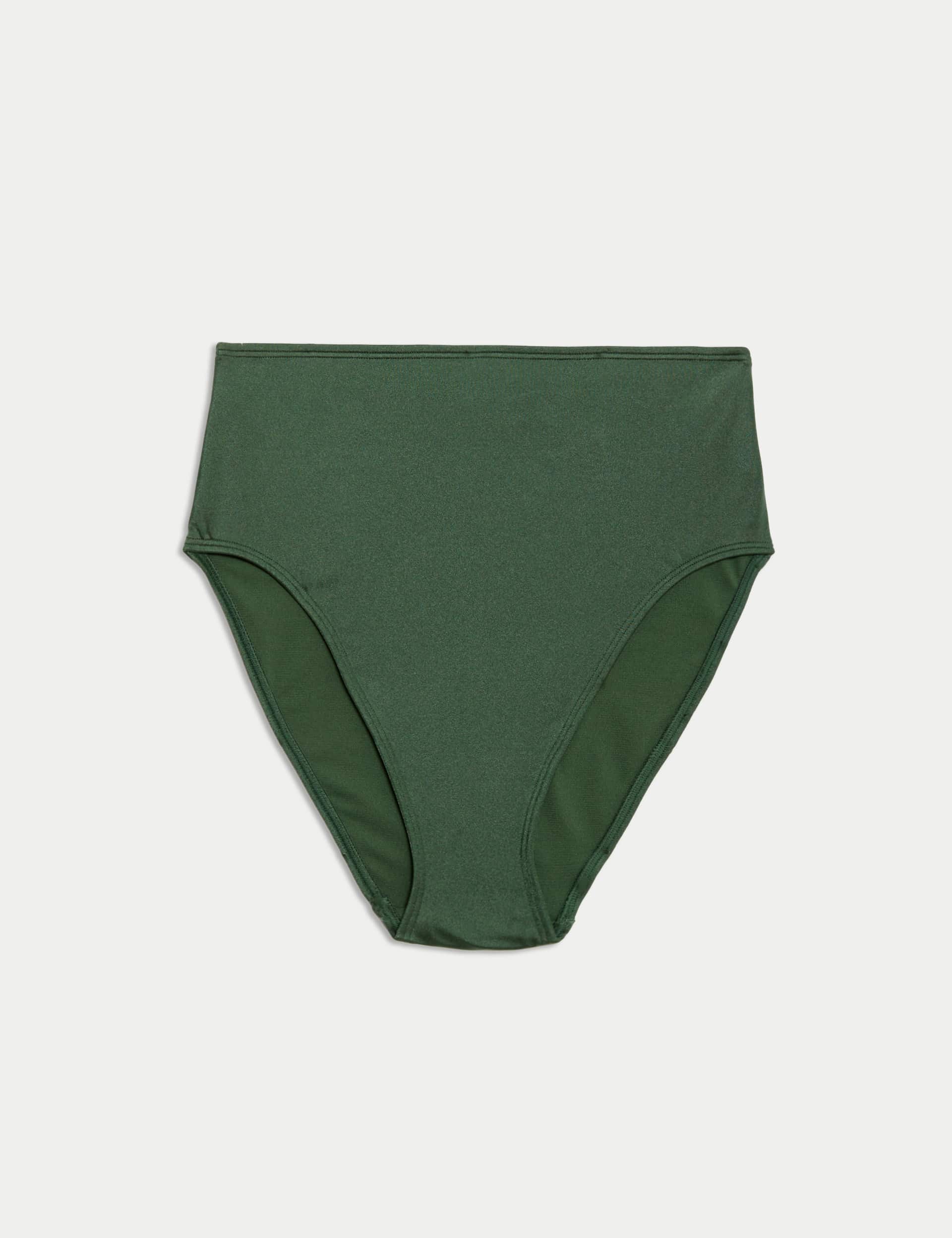 M&S Women's Tummy Control High Waisted Bikini Bottoms
