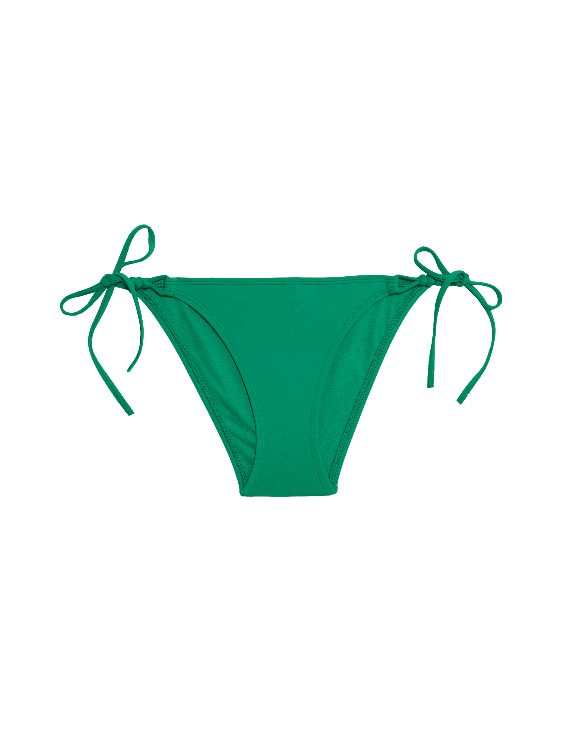 M&S Collection Women's Knot Detail Tie Side Bikini Bottoms - 12 - Bright Green, Bright Green