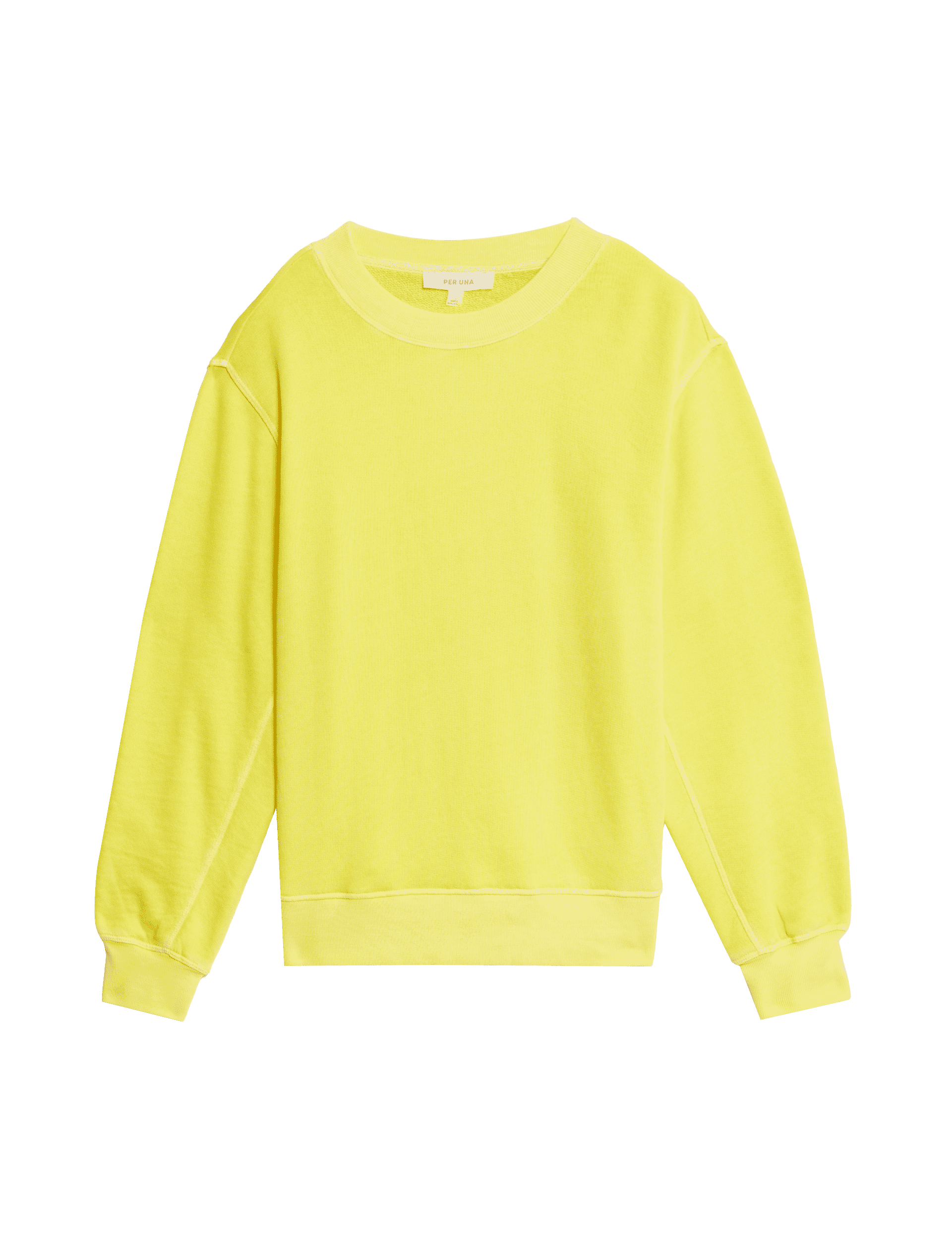 Per Una Women's Cotton Rich Oversized Sweatshirt - 14 - Soft Lime, Soft Lime