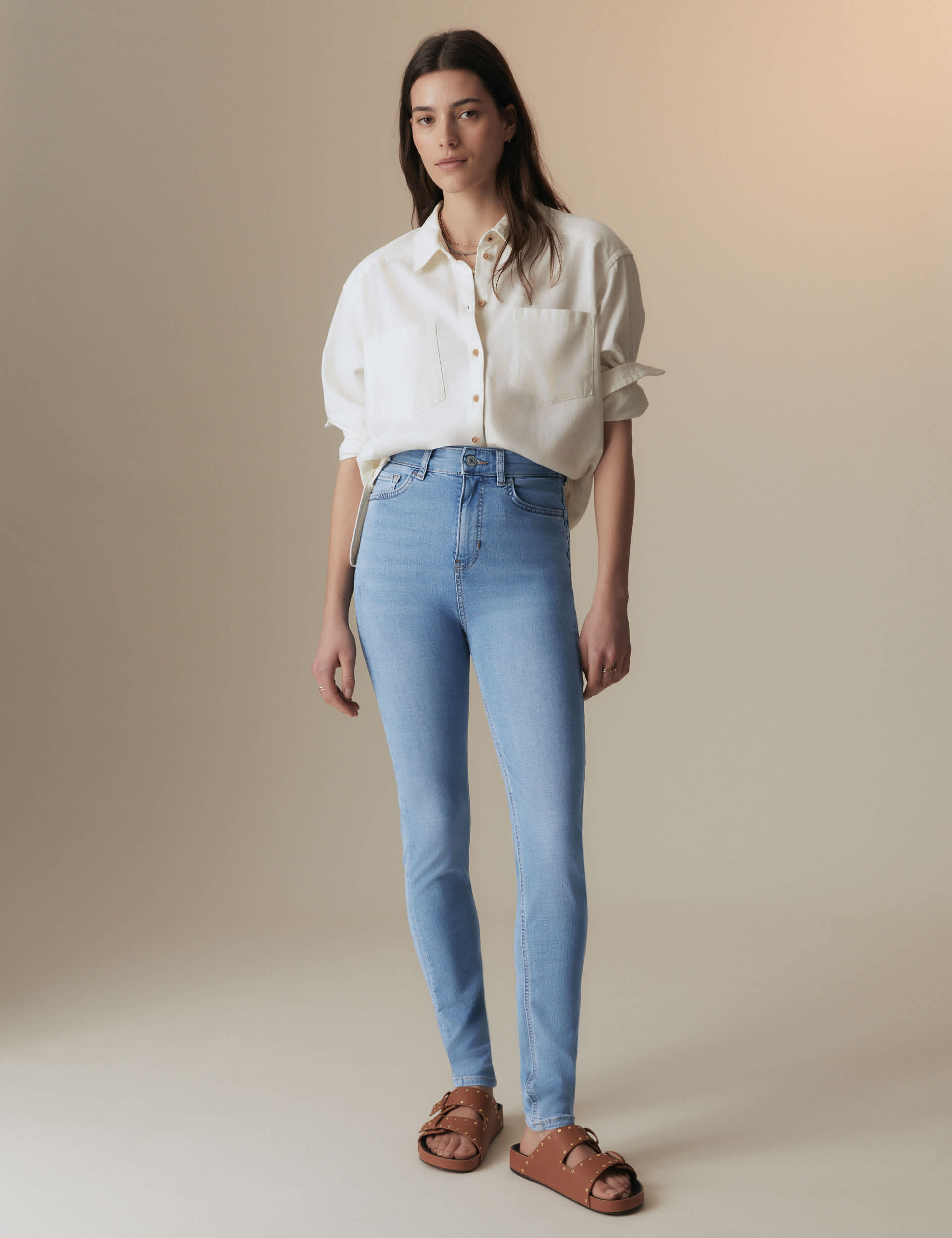 Per Una Women's Lyocell Rich High Waisted Skinny Jeans