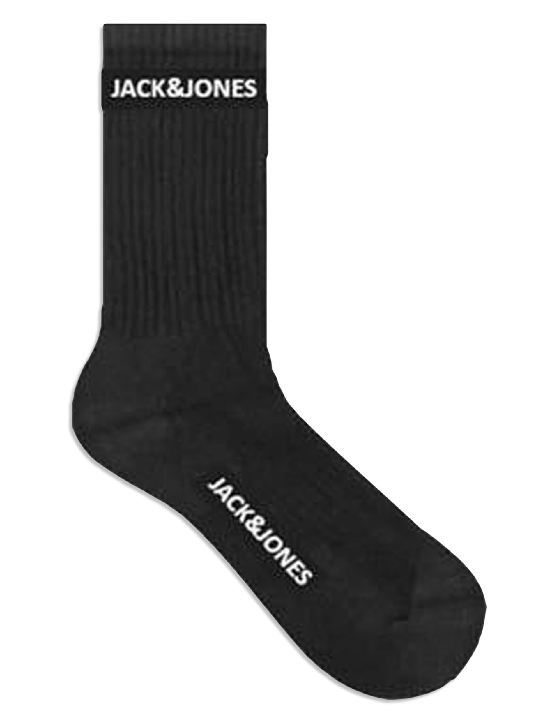 Jack & Jones Junior 5pk Cotton Rich Socks - 5-9 - Black, Black,White