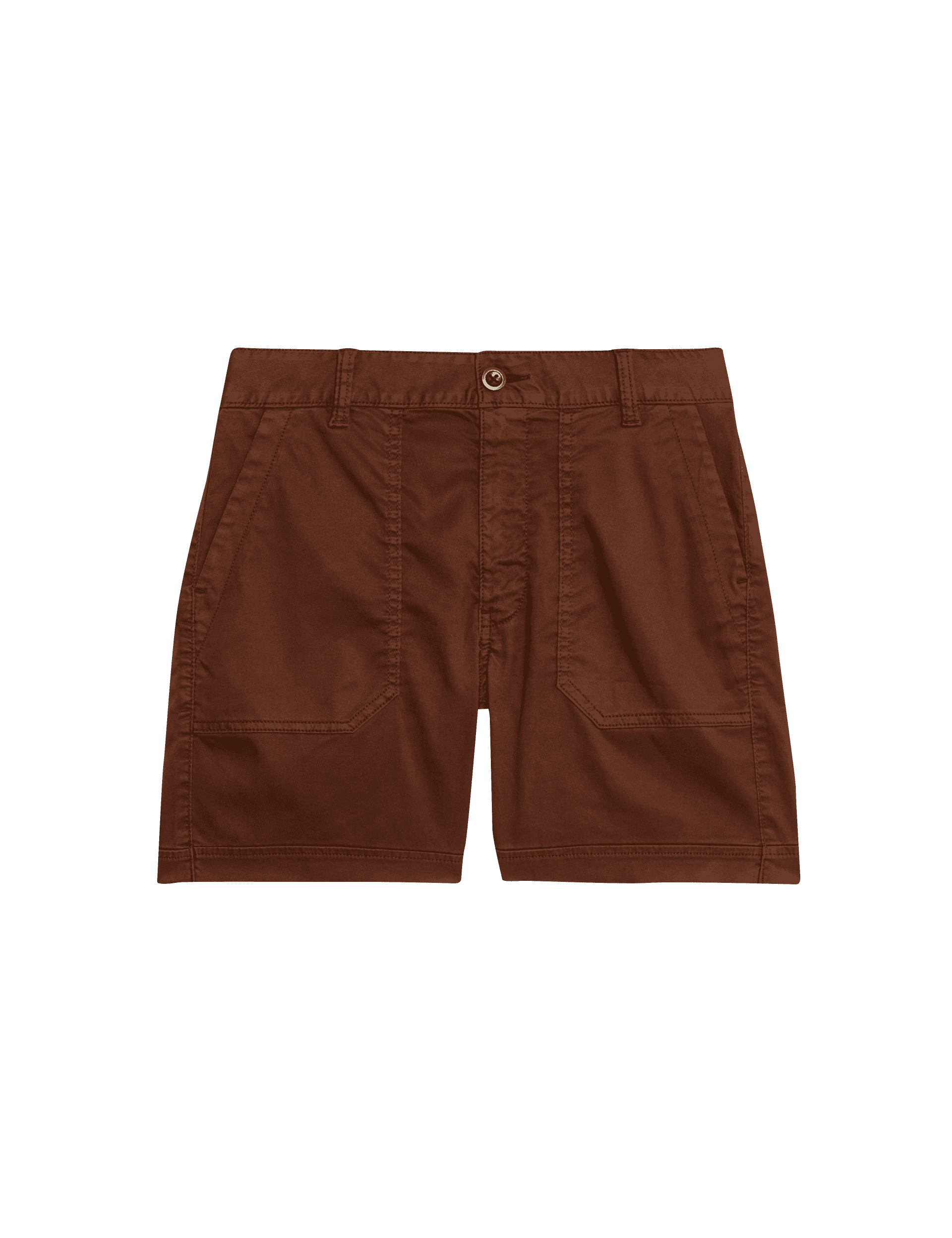 M&S Collection Women's Cotton Blend Cargo Shorts - 12 - Conker, Calico,Black,Conker,Nightshade