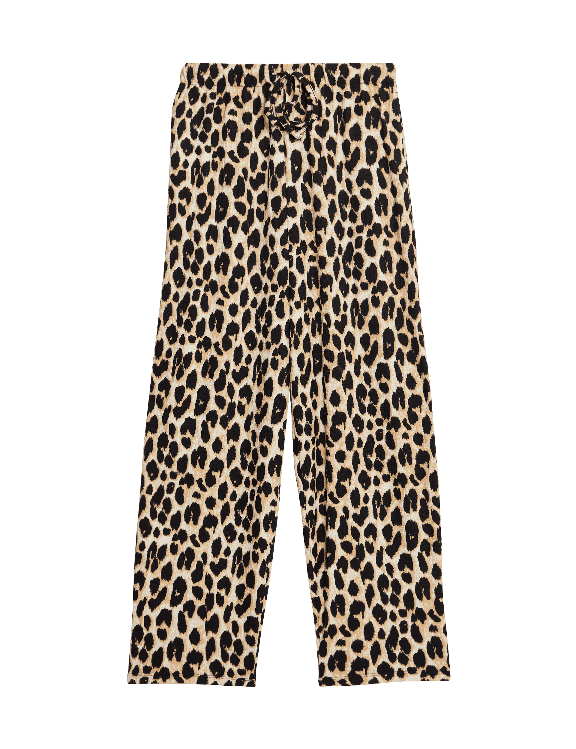 M&S Collection Women's Animal Print Carrot Leg Ankle Grazer Trousers - 16SHT - Brown Mix, Brown Mix