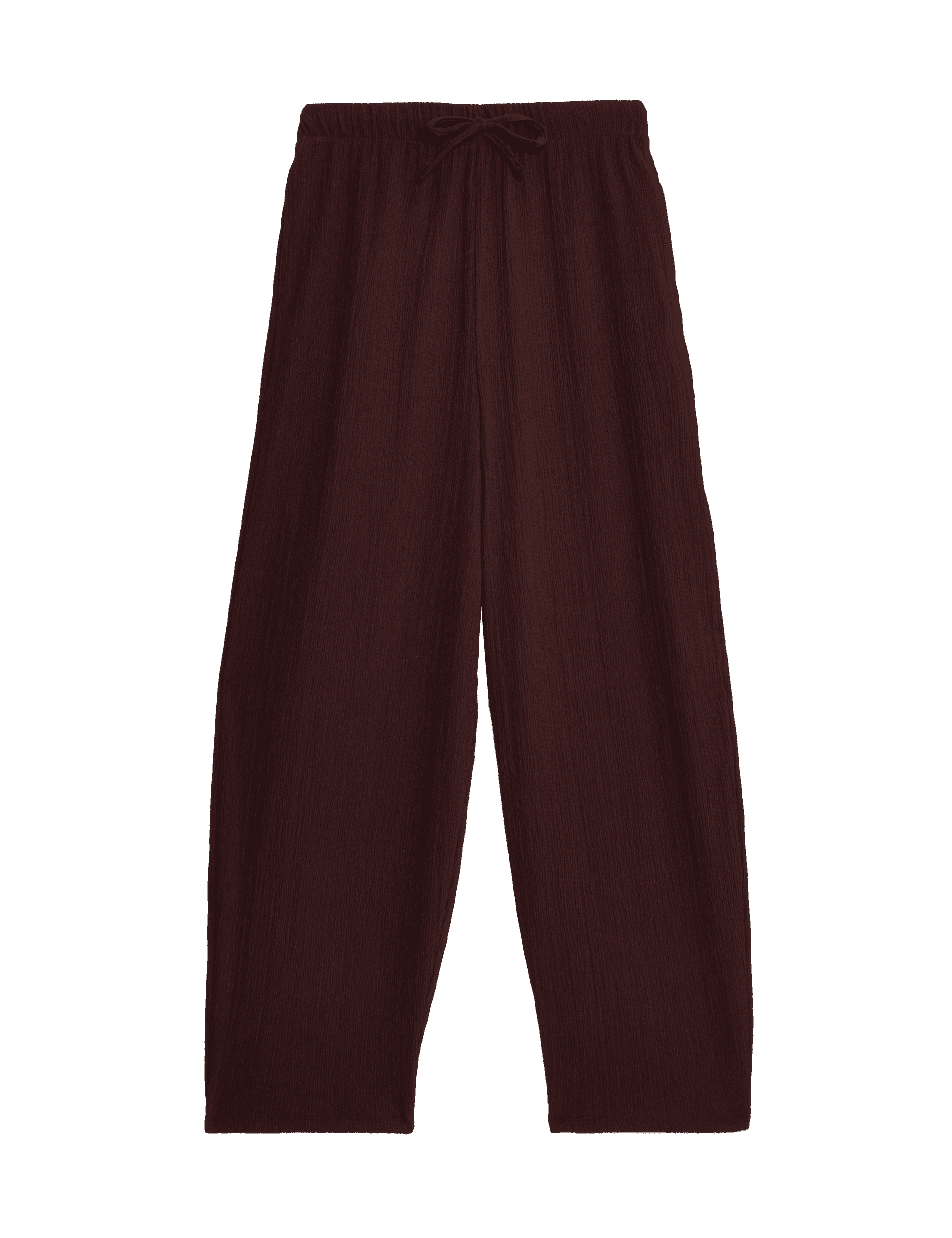 M&S Collection Women's Carrot Leg Ankle Grazer Trousers - 14REG - Burgundy, Burgundy