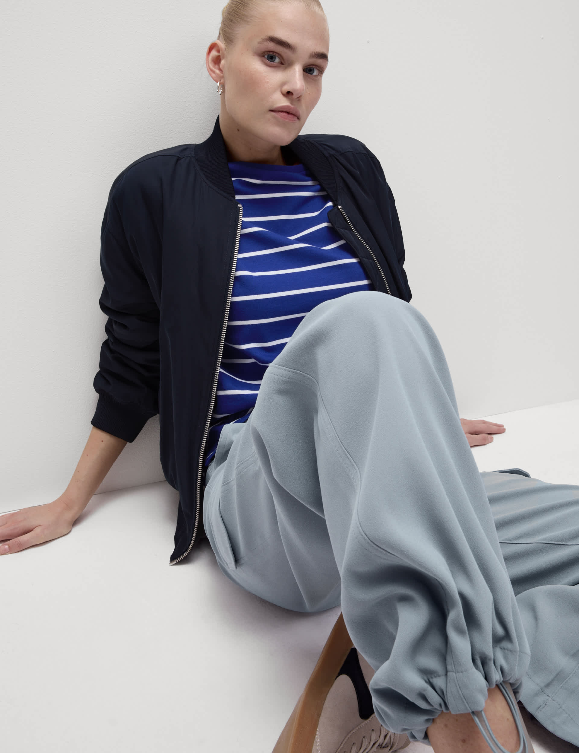 M&S Women's Cargo Wide Leg Trousers