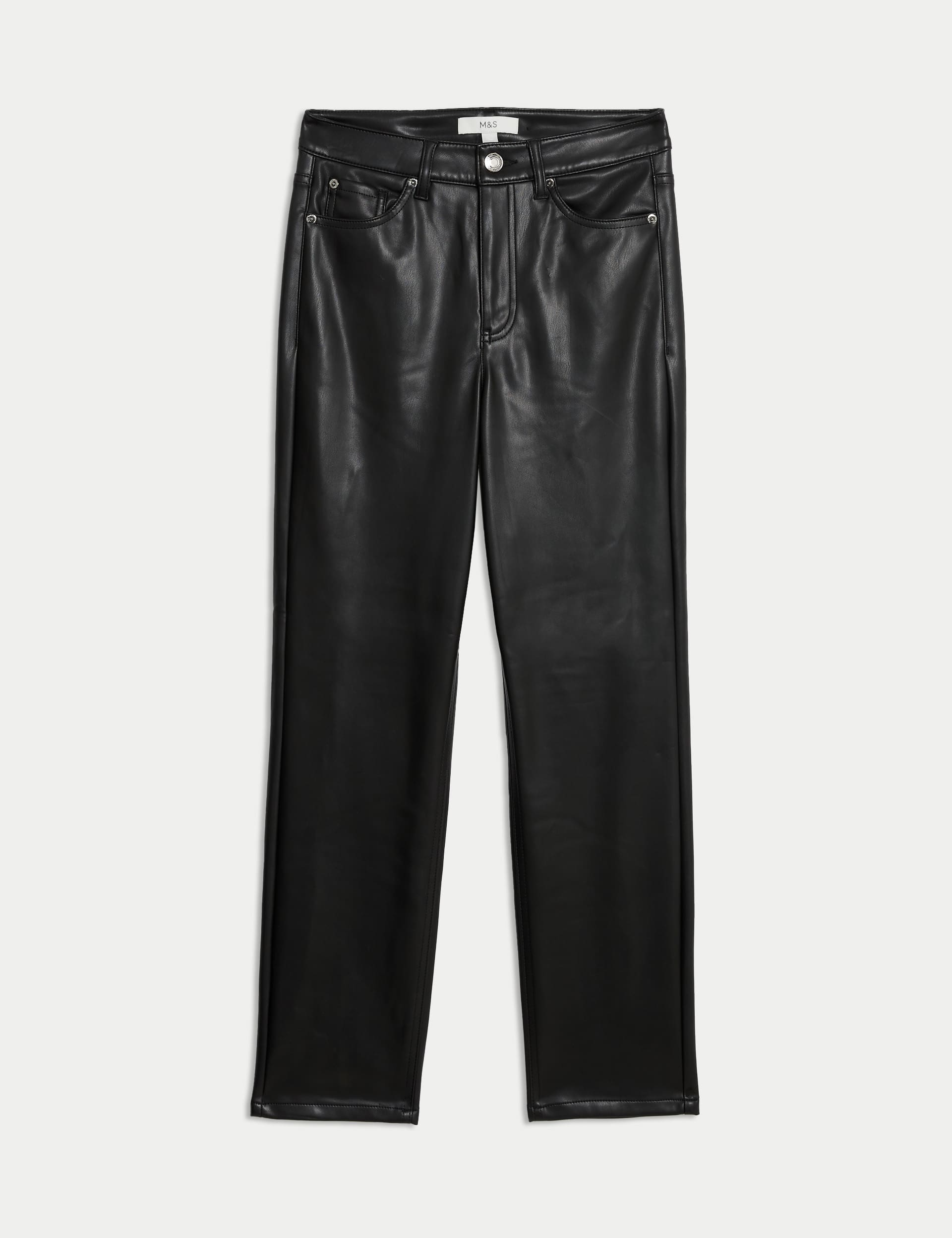 M&S Women's Straight Leg Ankle Grazer Trousers