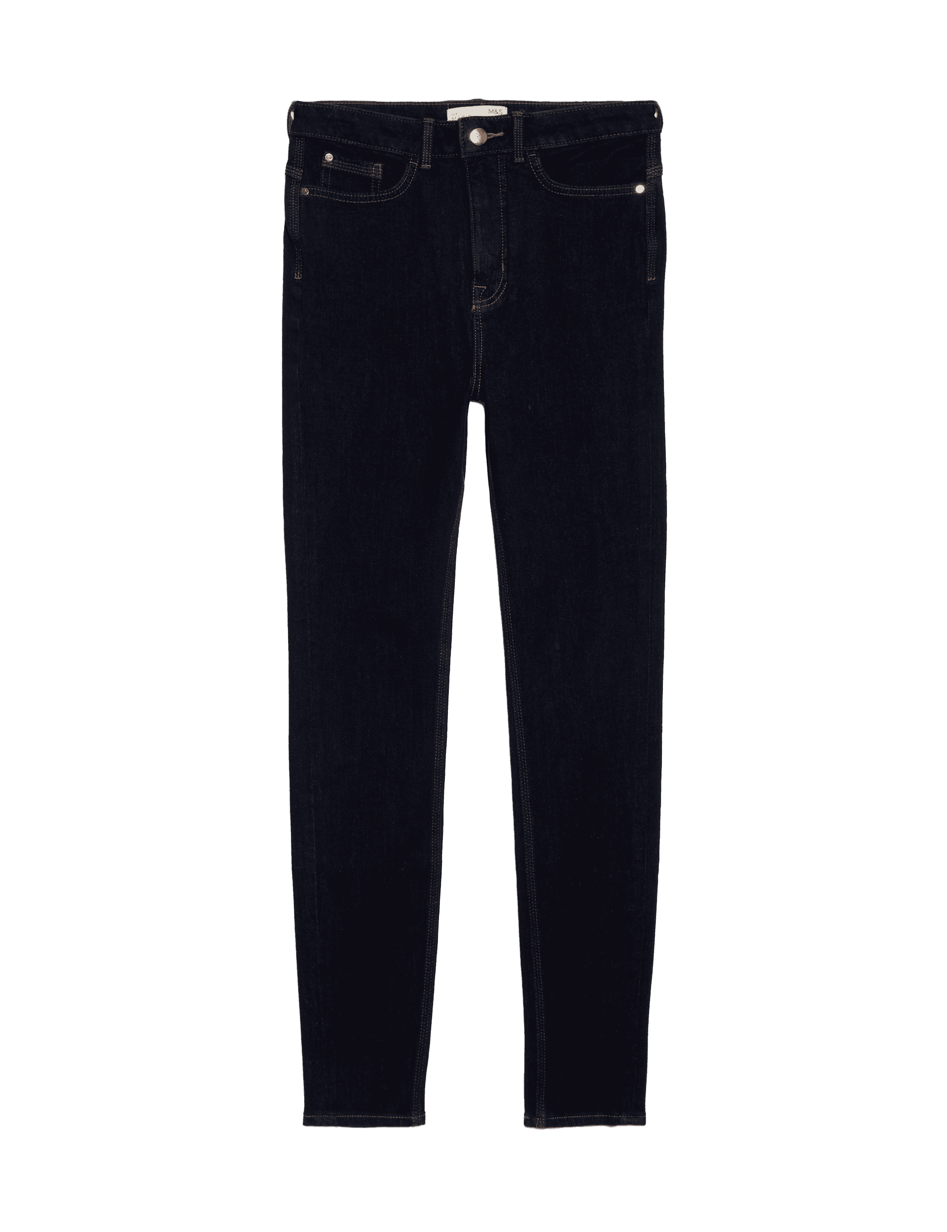 M&S Collection Women's Magic Shaping High Waisted Skinny Jeans - 14REG - Indigo Mix, Medium Indigo,I