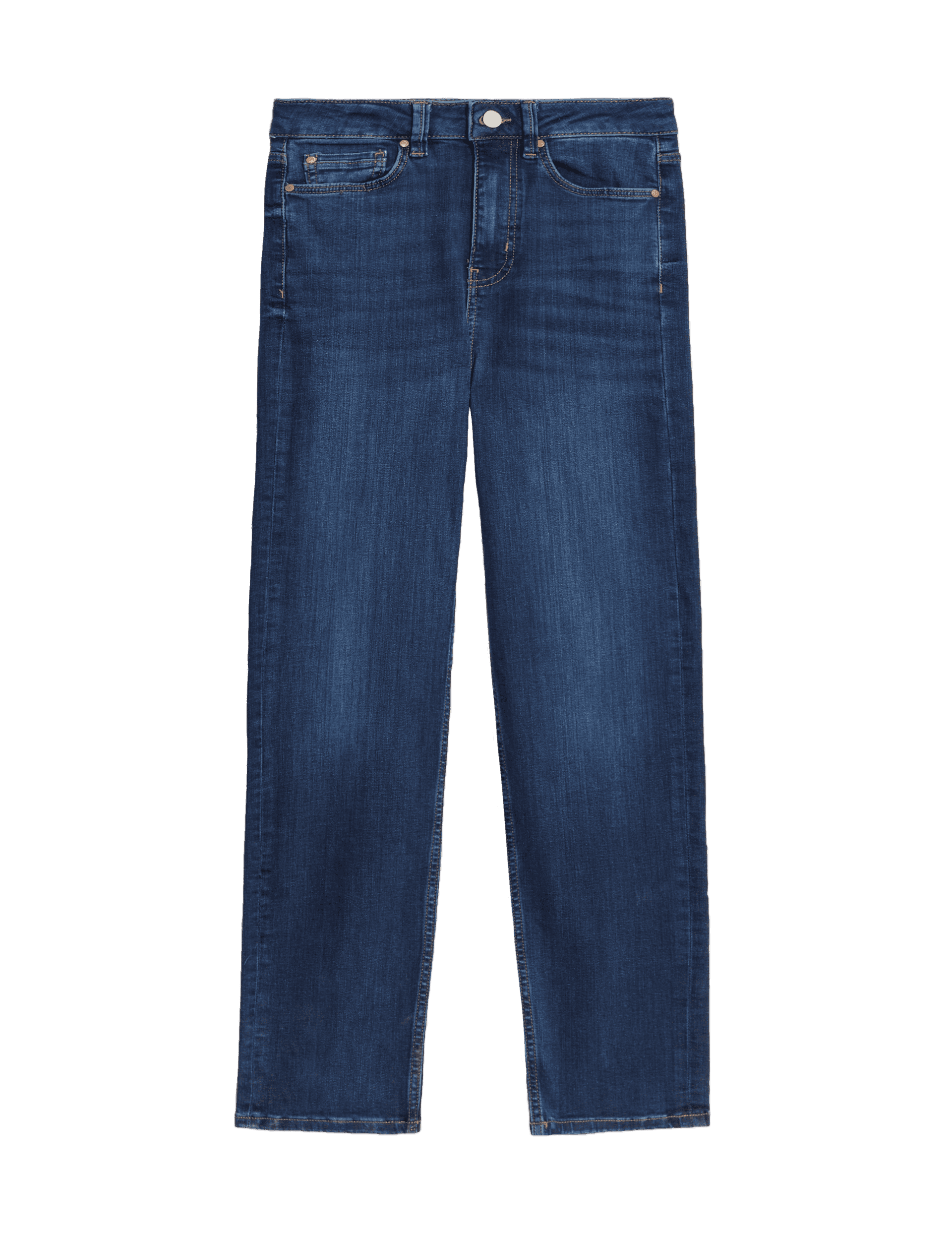 M&S Collection Women's Sienna Supersoft High Waisted Jeans - 16SHT - Dark Indigo, Light Indigo,Black