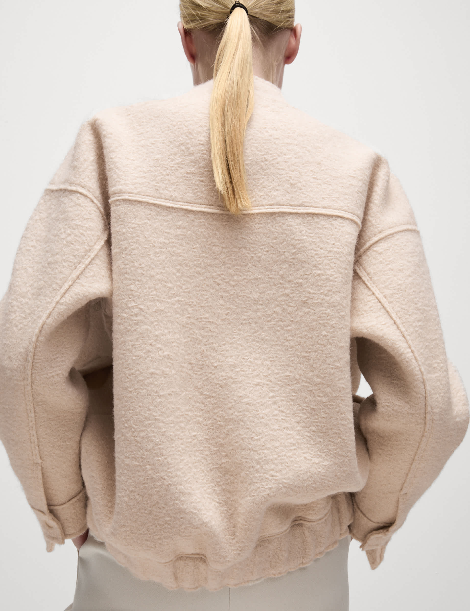 M&S Women's Textured Unlined Bomber Jacket