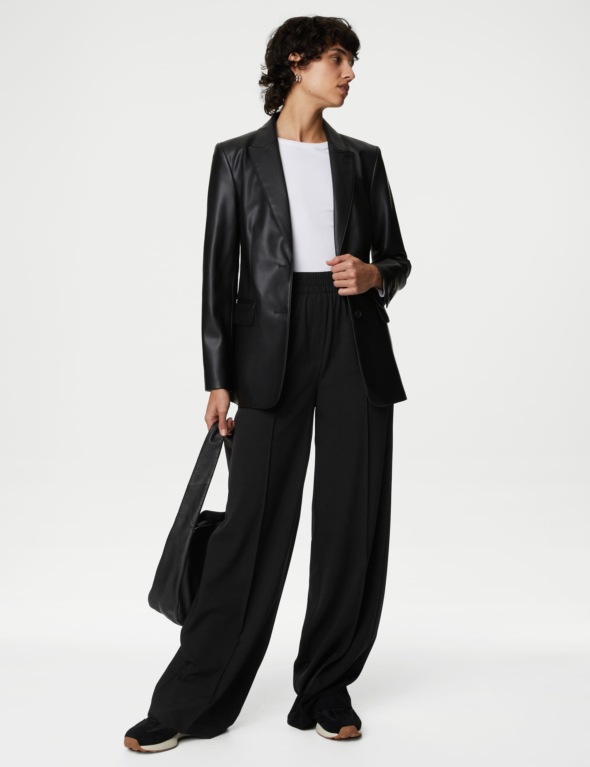 M&S Women's Wide Leg Trousers