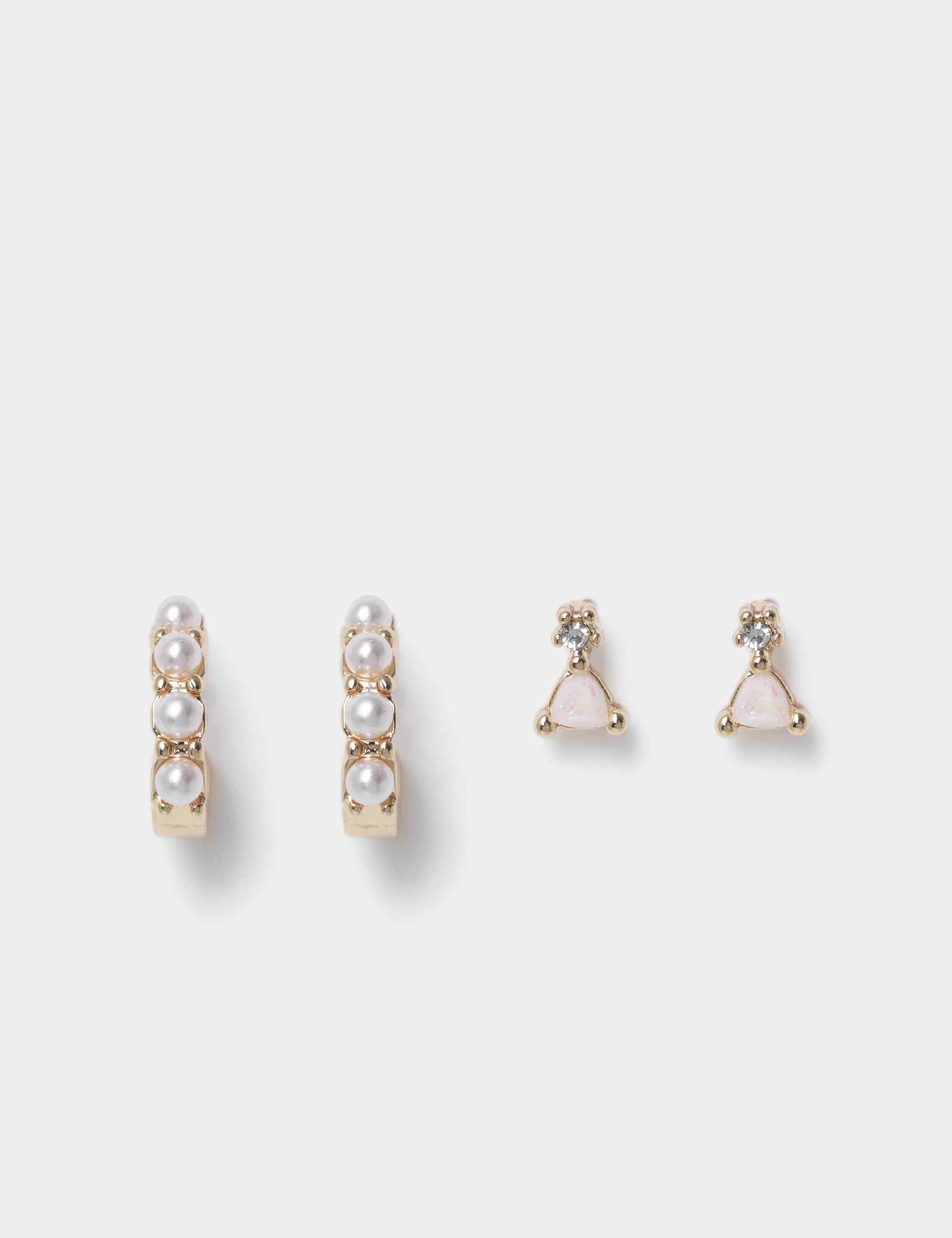 Per Una Women's 3 Pack Gold Tone Earrings