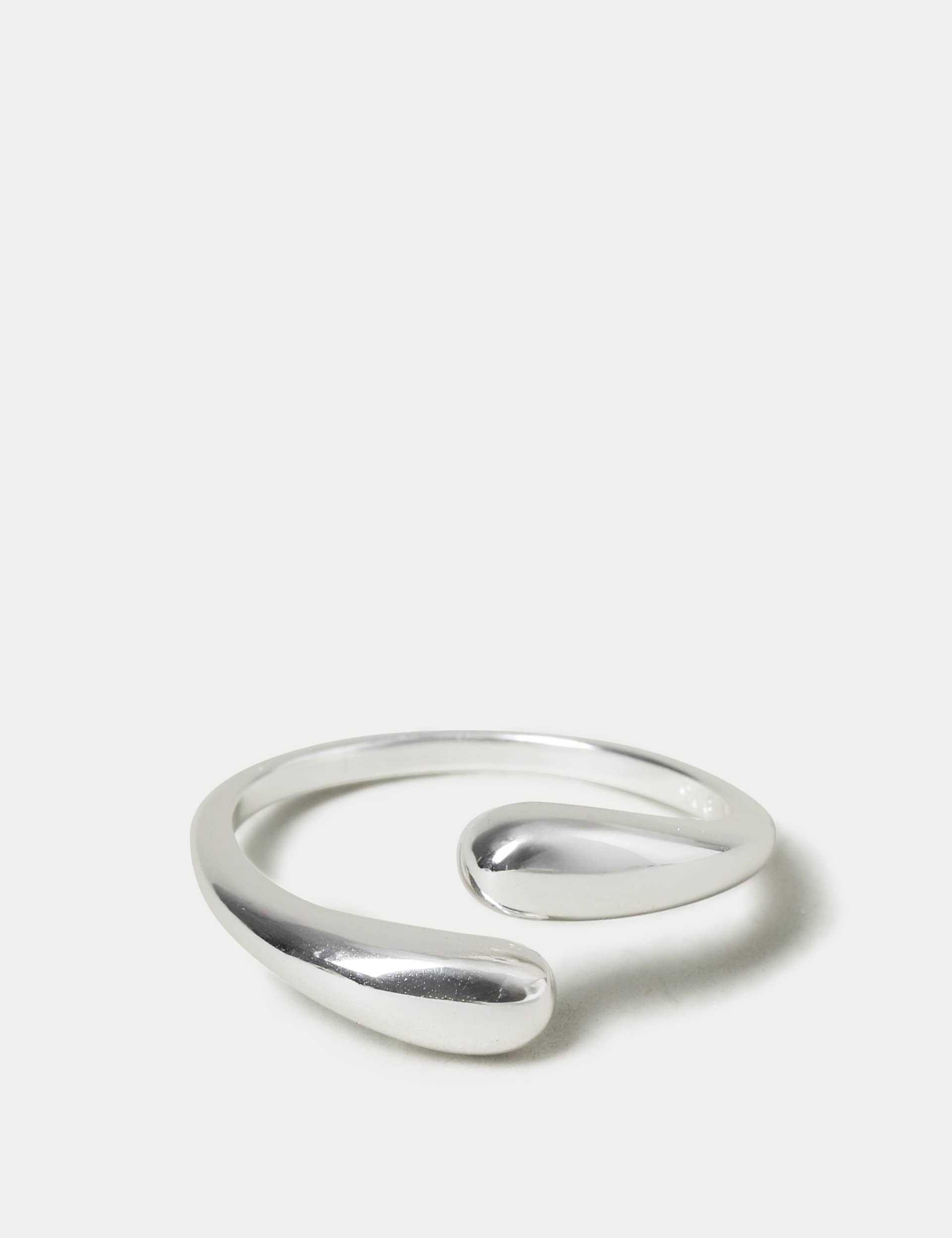 Autograph Women's Sterling Silver Twist Ring - S-M, Silver