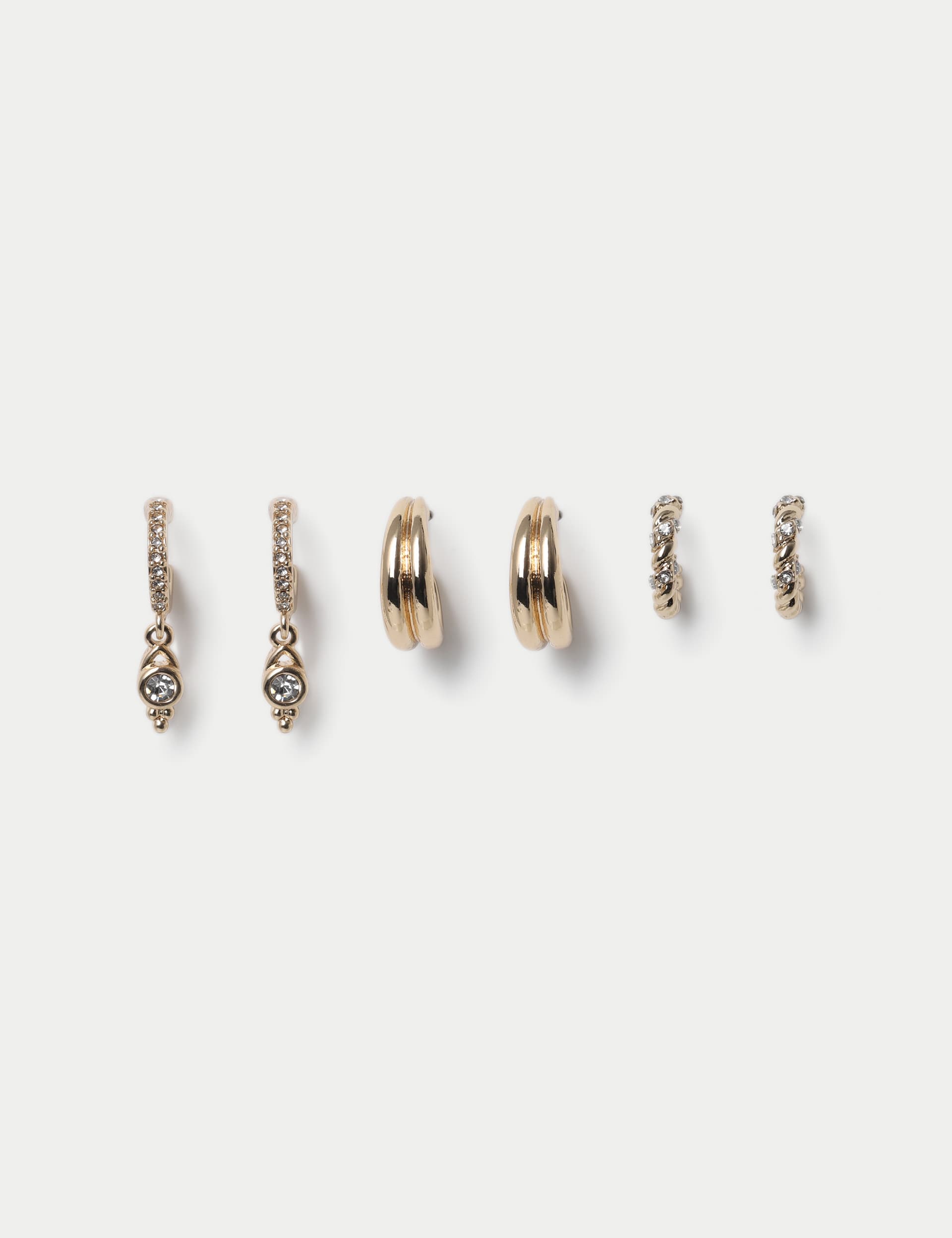 Per Una Women's 3 Pack Earrings - Gold, Gold