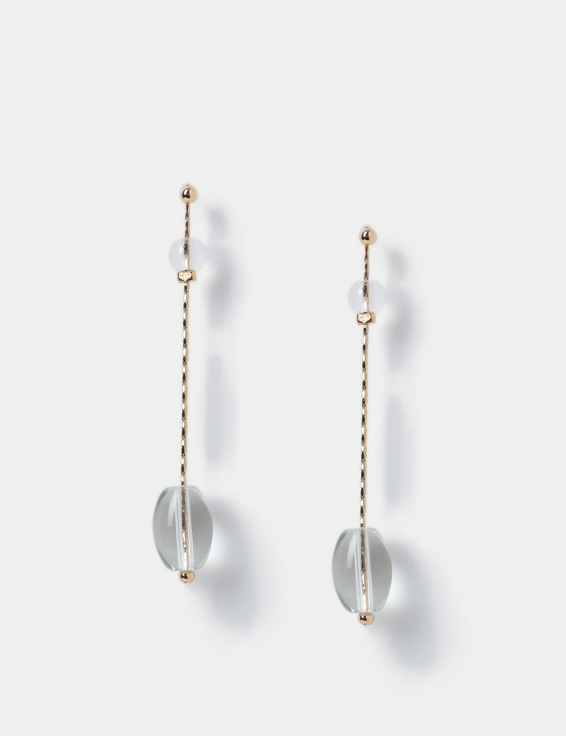 M&S Women's Glass Stick Drop Earring