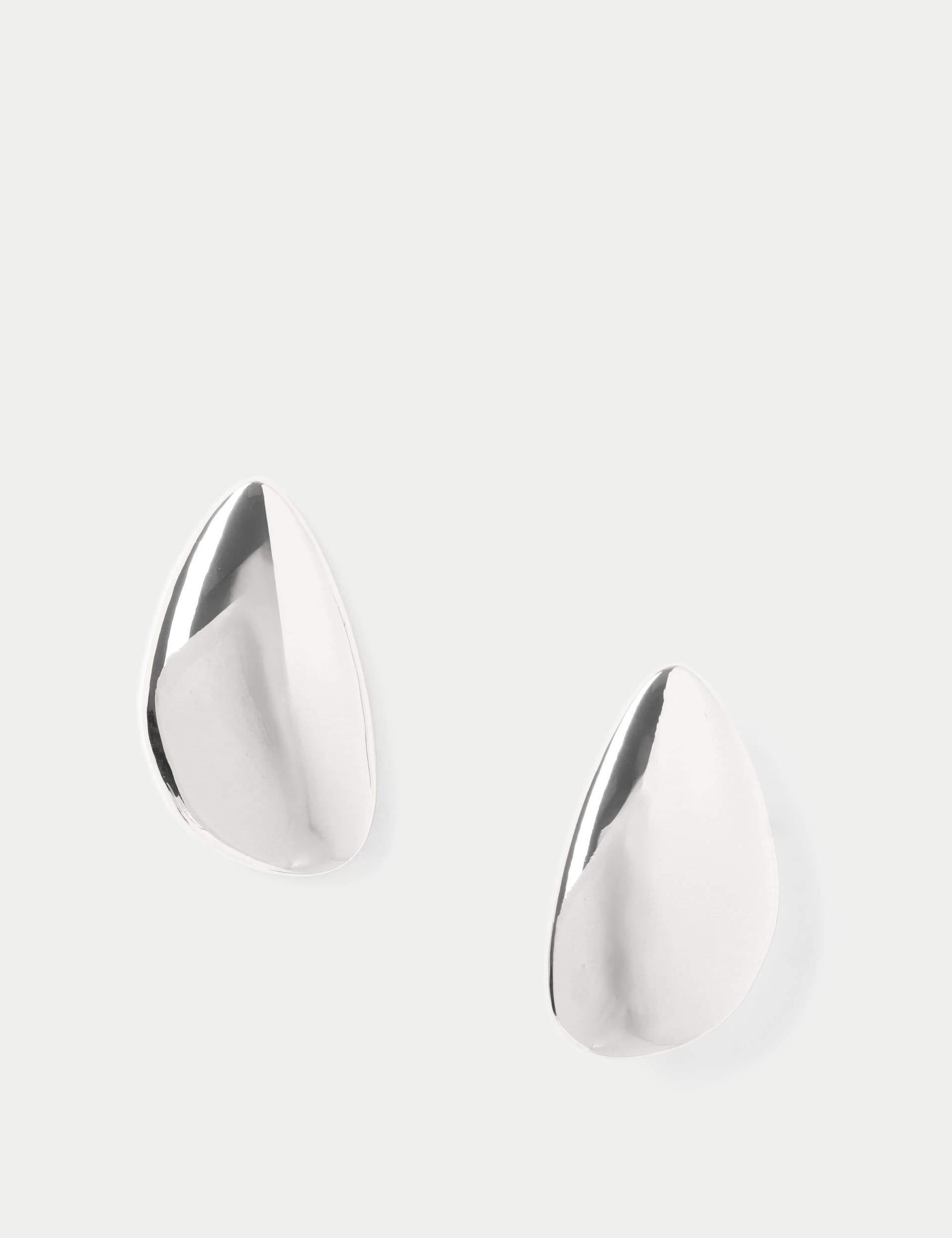 M&S Women's Oval Oversized Drop Earring