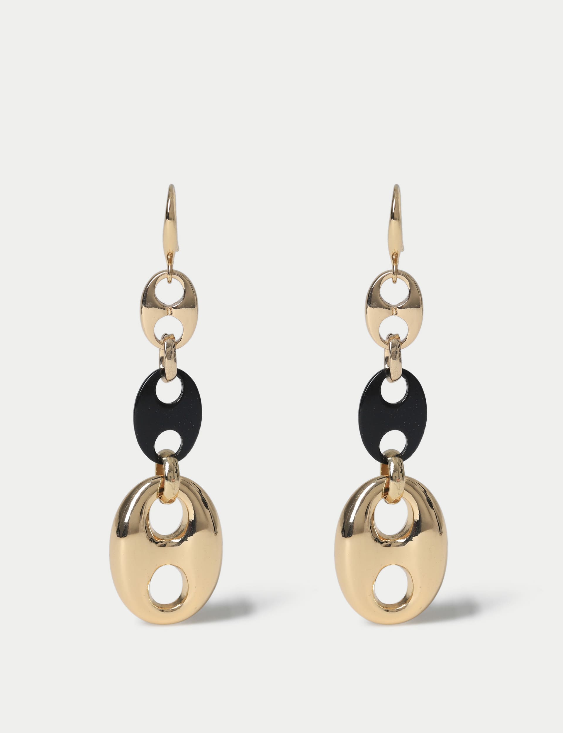 M&S Women's Graduated Link Drop Earring