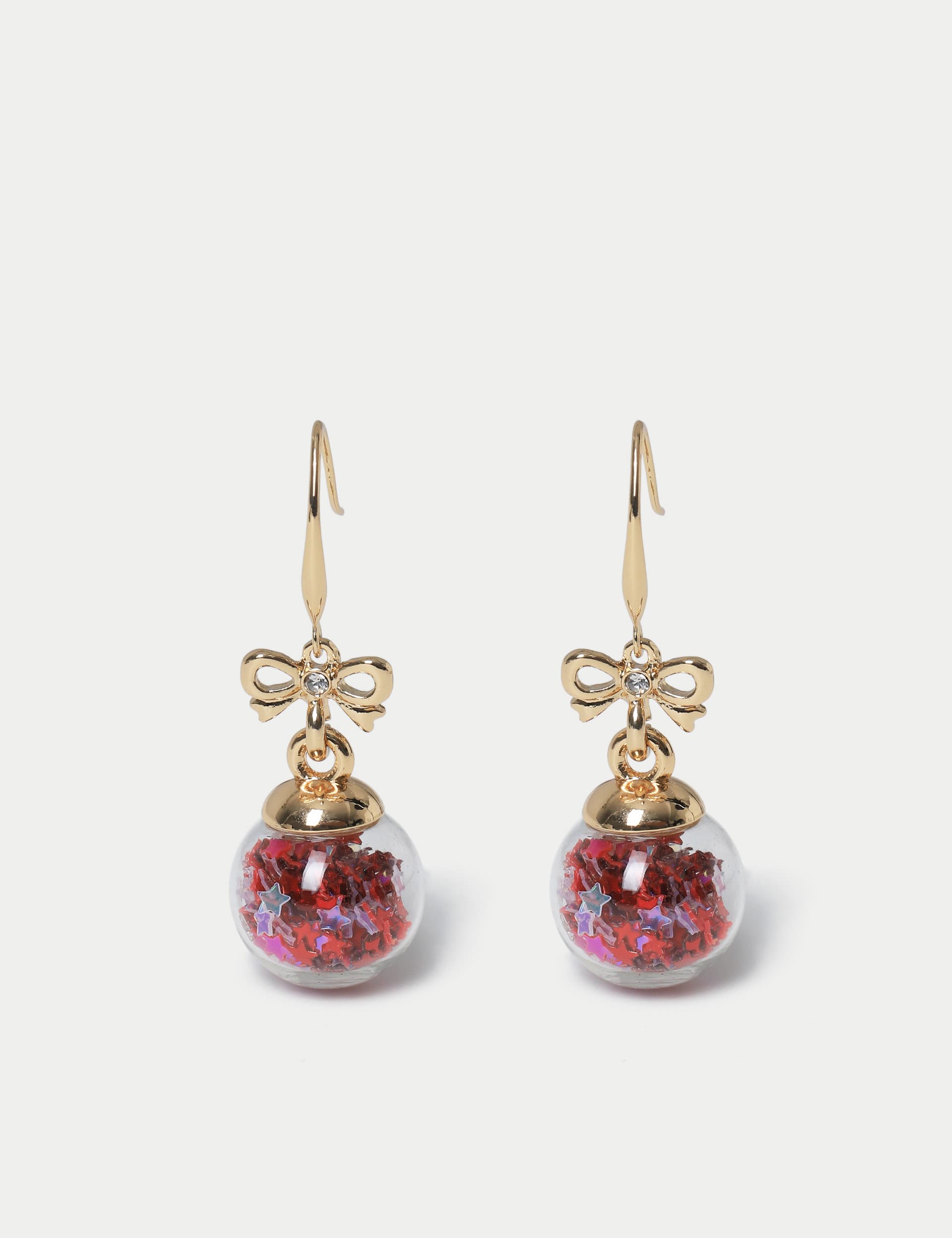 M&S Women's Christmas Bauble Drop Earrings - Multi, Multi