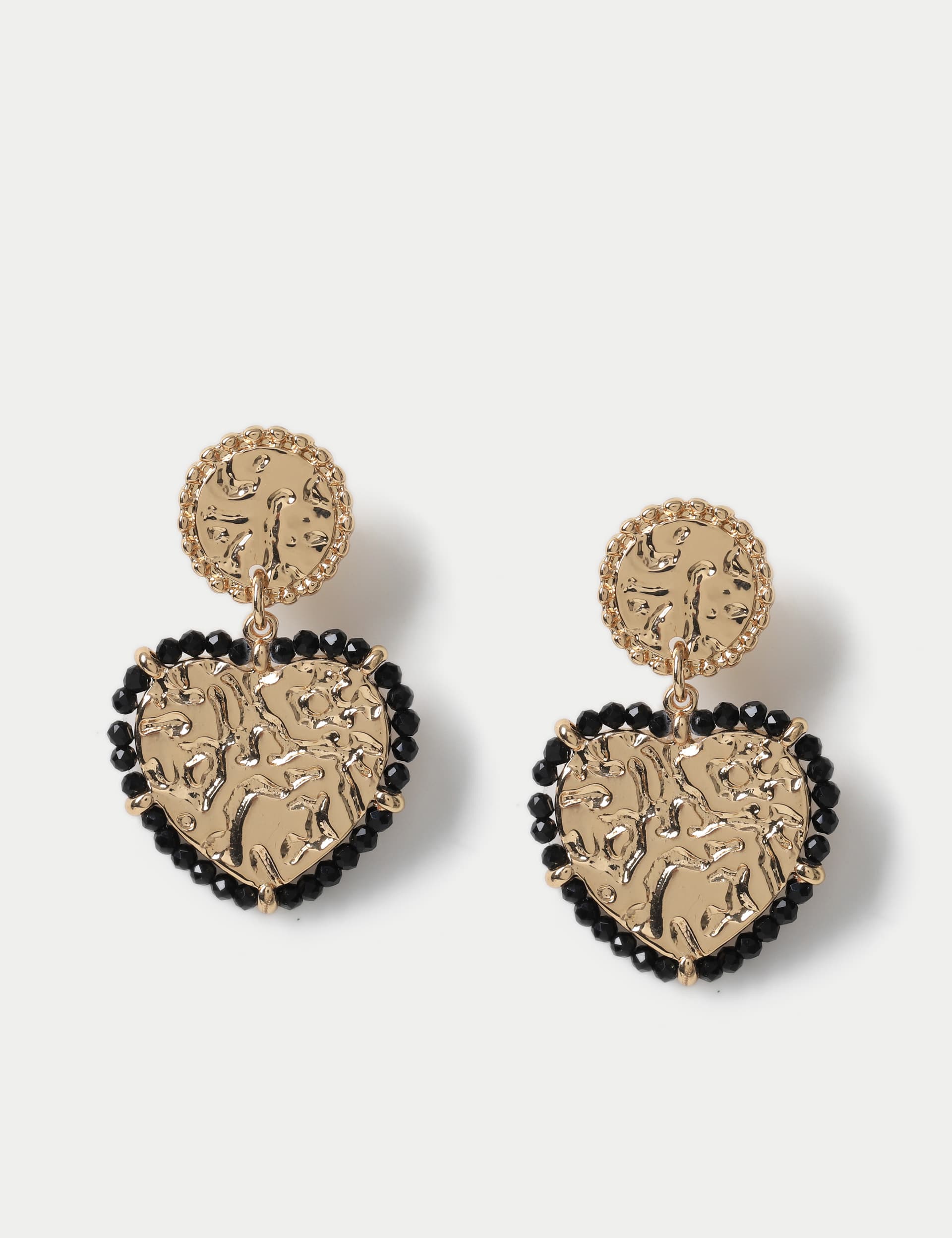 Per Una Women's Heart Drop Earrings - Gold, Gold