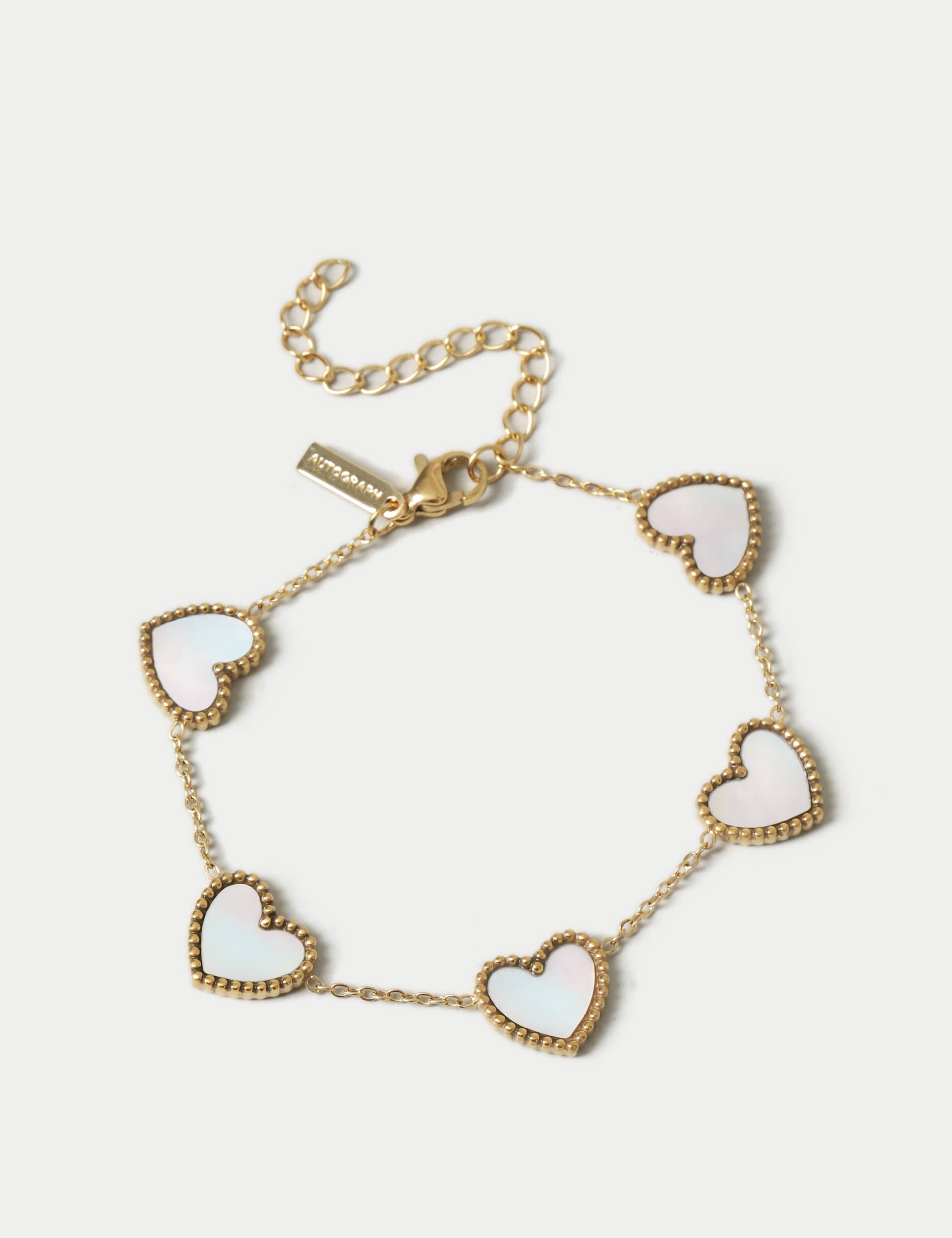 Autograph Women's Mini Heart Bracelet - White, White,Black