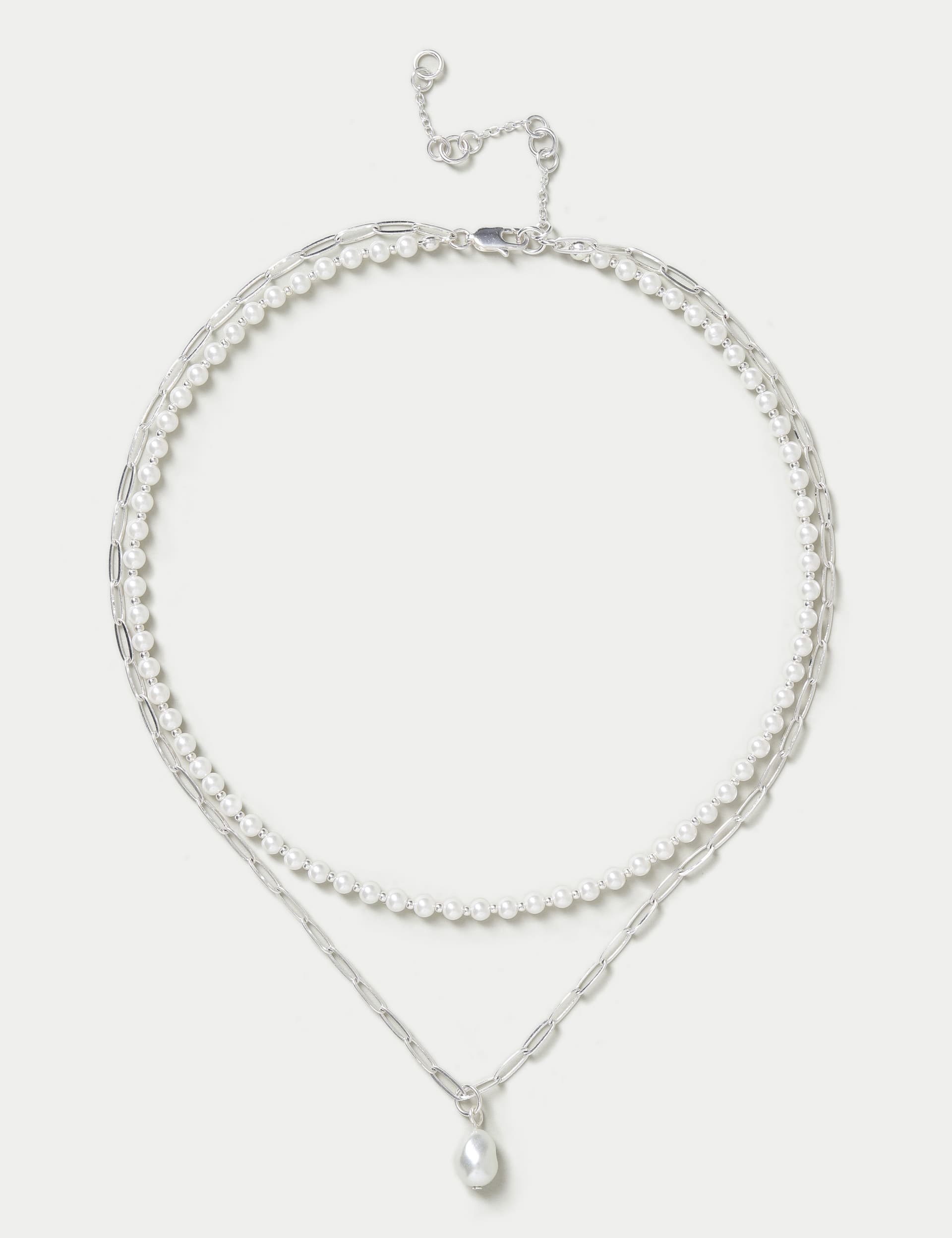 Autograph Women's Pearl Multirow Necklace