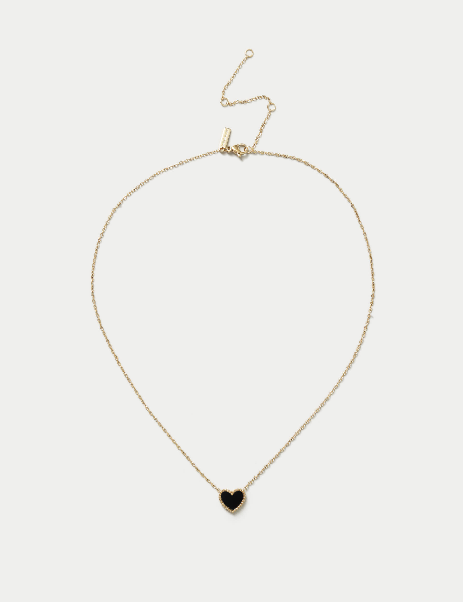 Autograph Women's Mini Heart Necklace - Black, White,Black