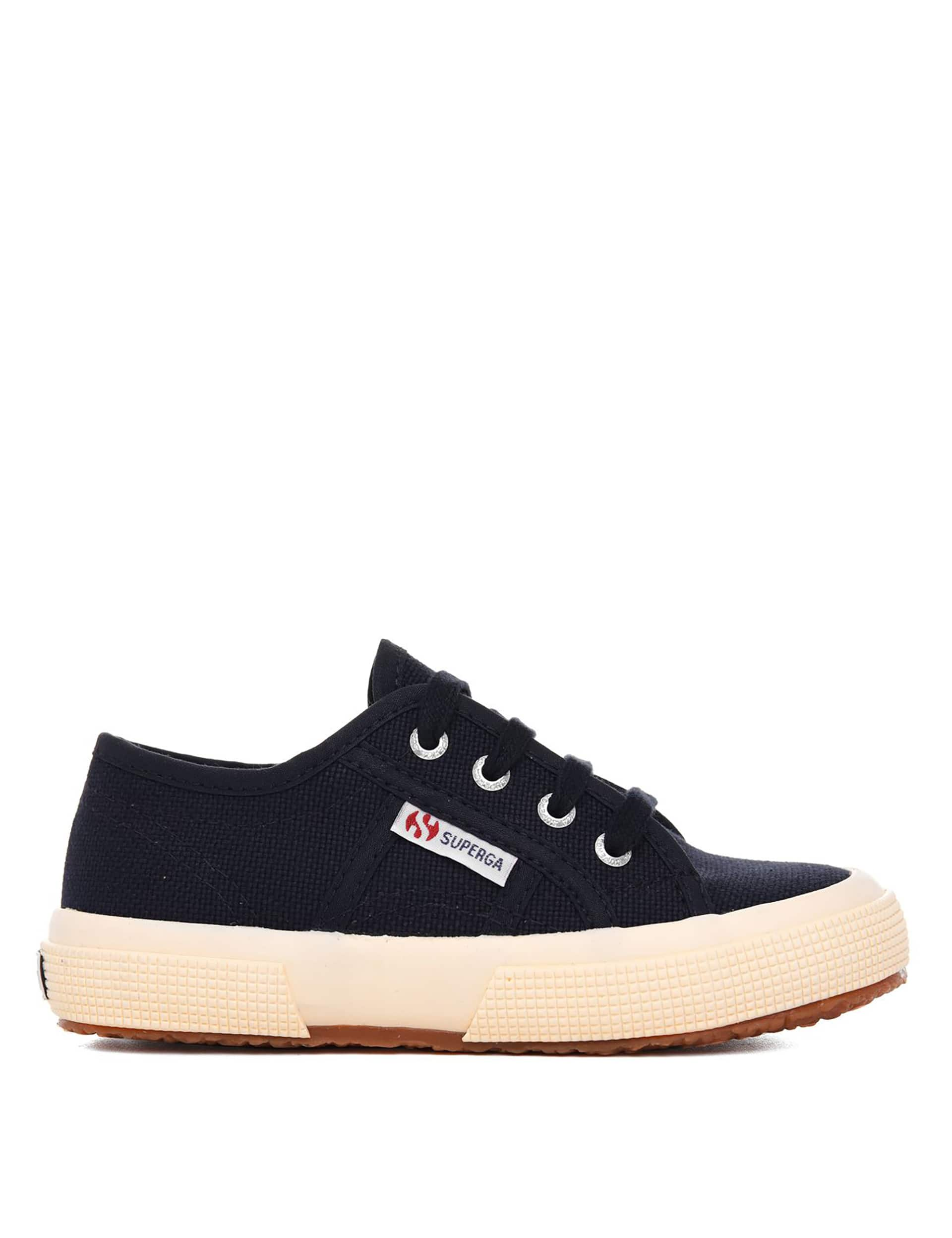 Superga Kids 2750 Jcot Classic Lace Up Trainers ( 10 Small - 3.5 Large) - 12.5S - Navy, White,Pink,N