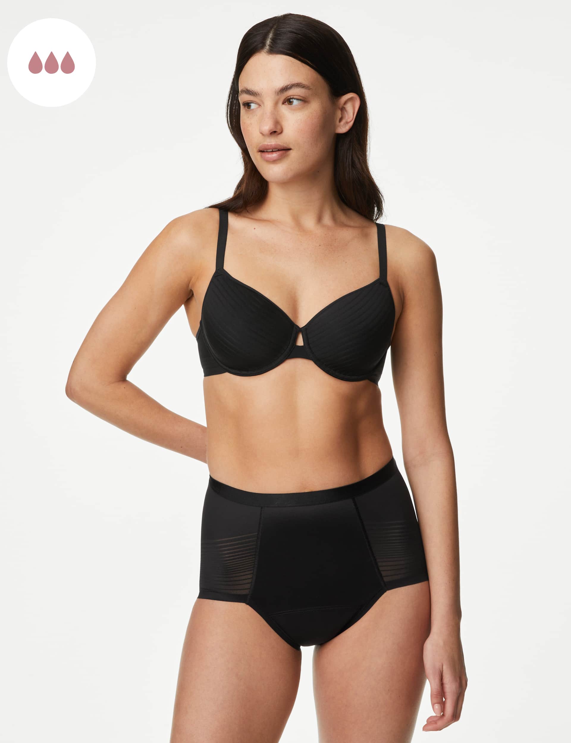 Body By M&S Women's Body Define  Heavy Absorbency Period Full Briefs