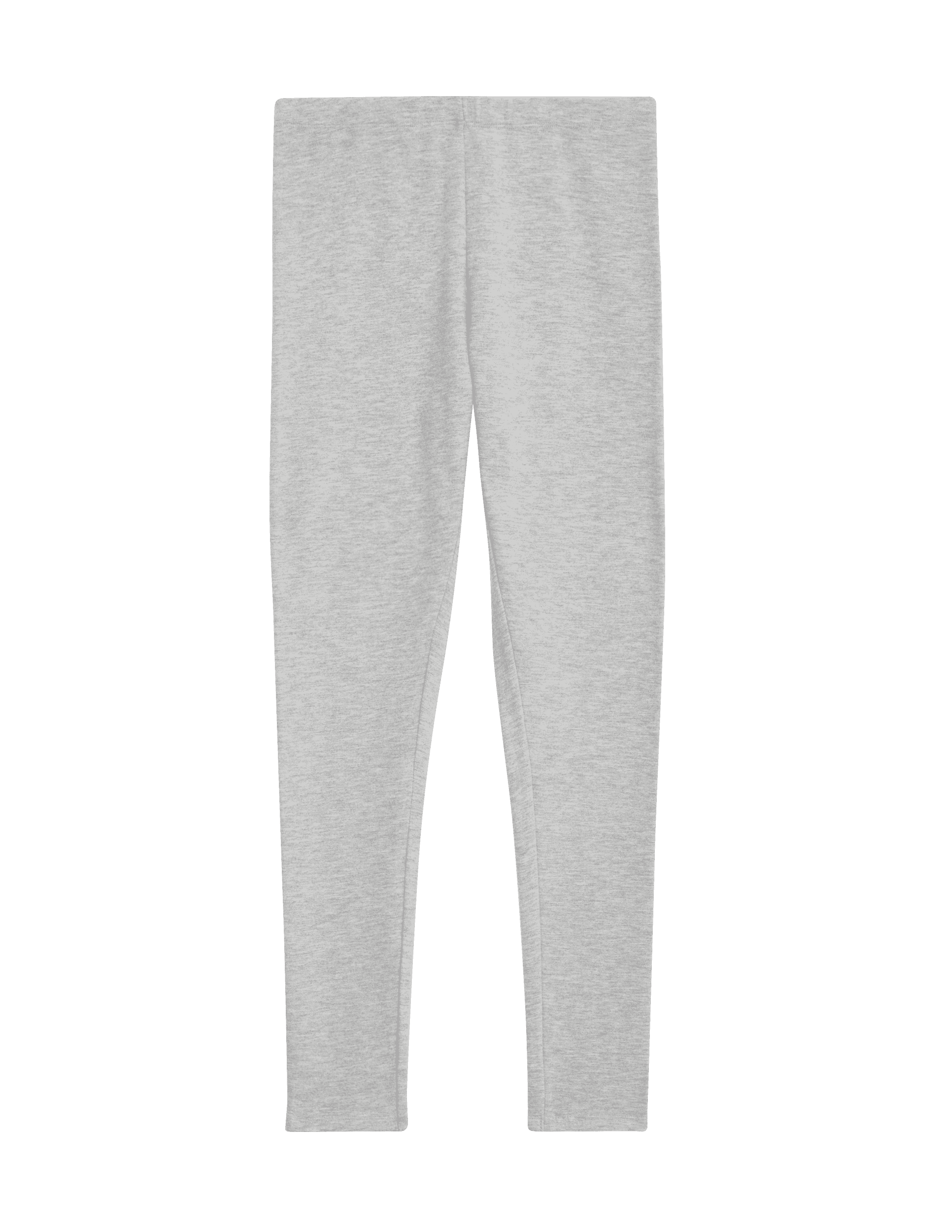 M&S Collection Women's Heatgen Maximum Thermal Fleece Leggings - 14 - Grey Marl, Black,Grey Marl,Na