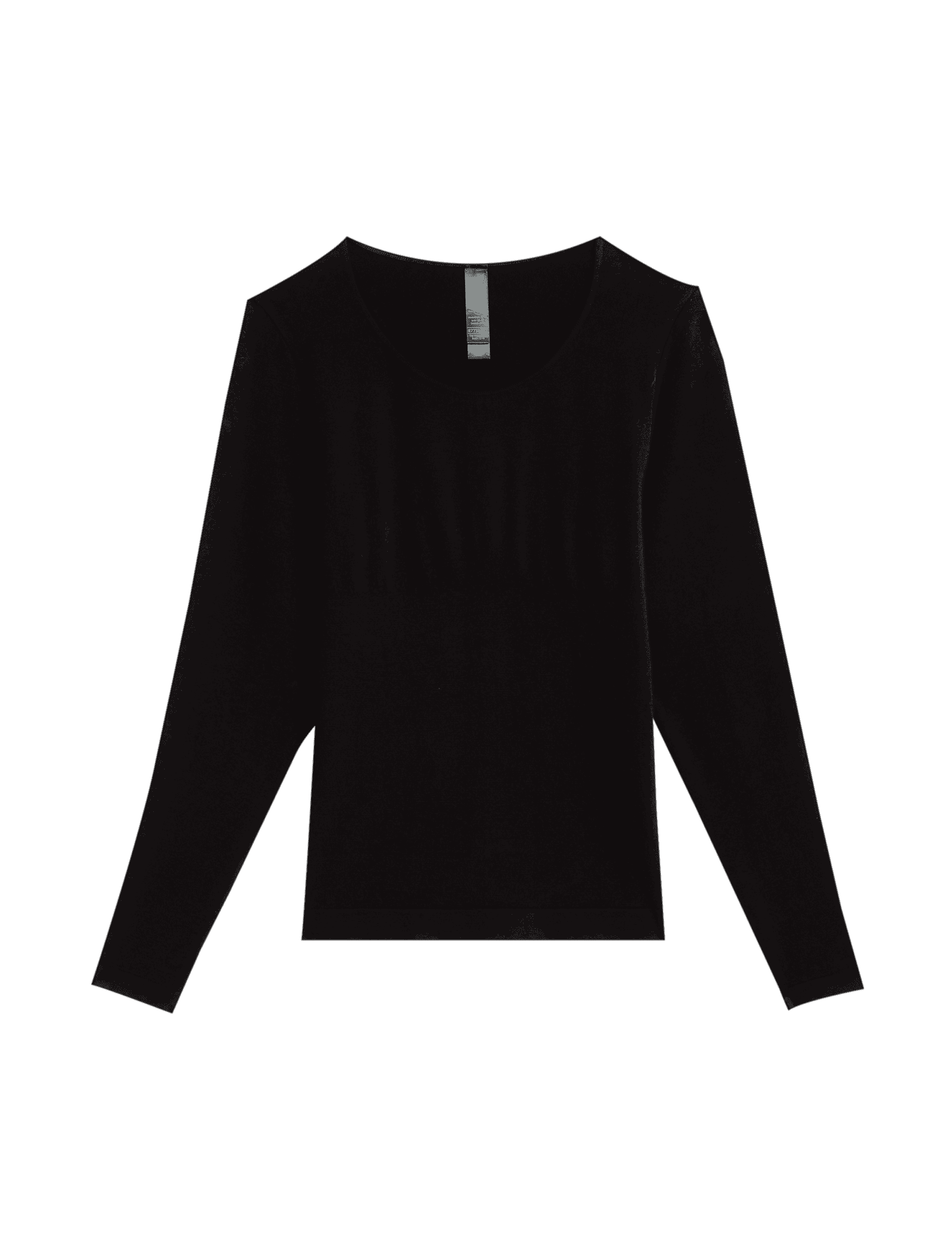 M&S Collection Women's Heatgen Thermal Shaping Long Sleeve Top - 12-14 - Black, Black