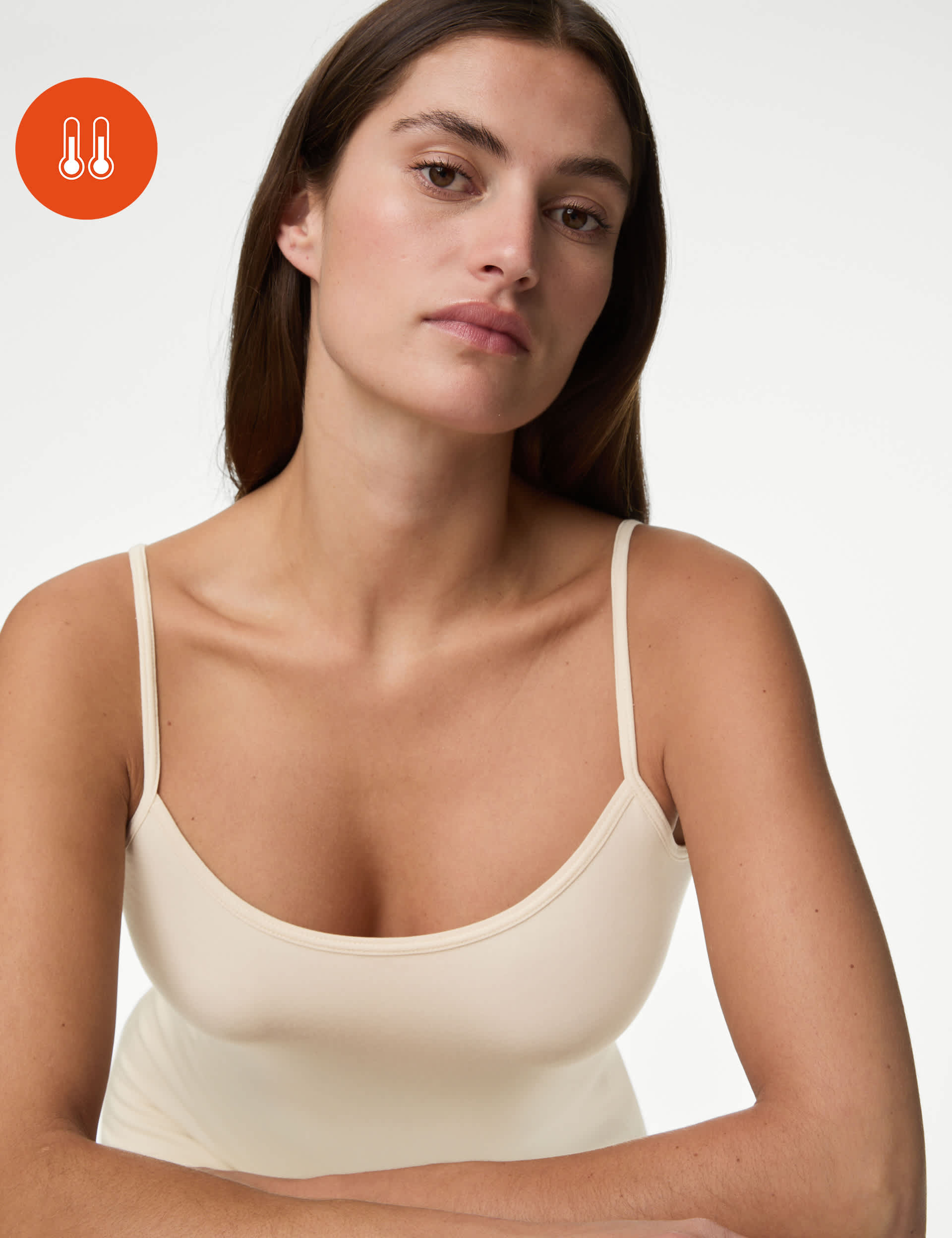 M&S Women's Heatgen  Medium Thermal Strappy Vest