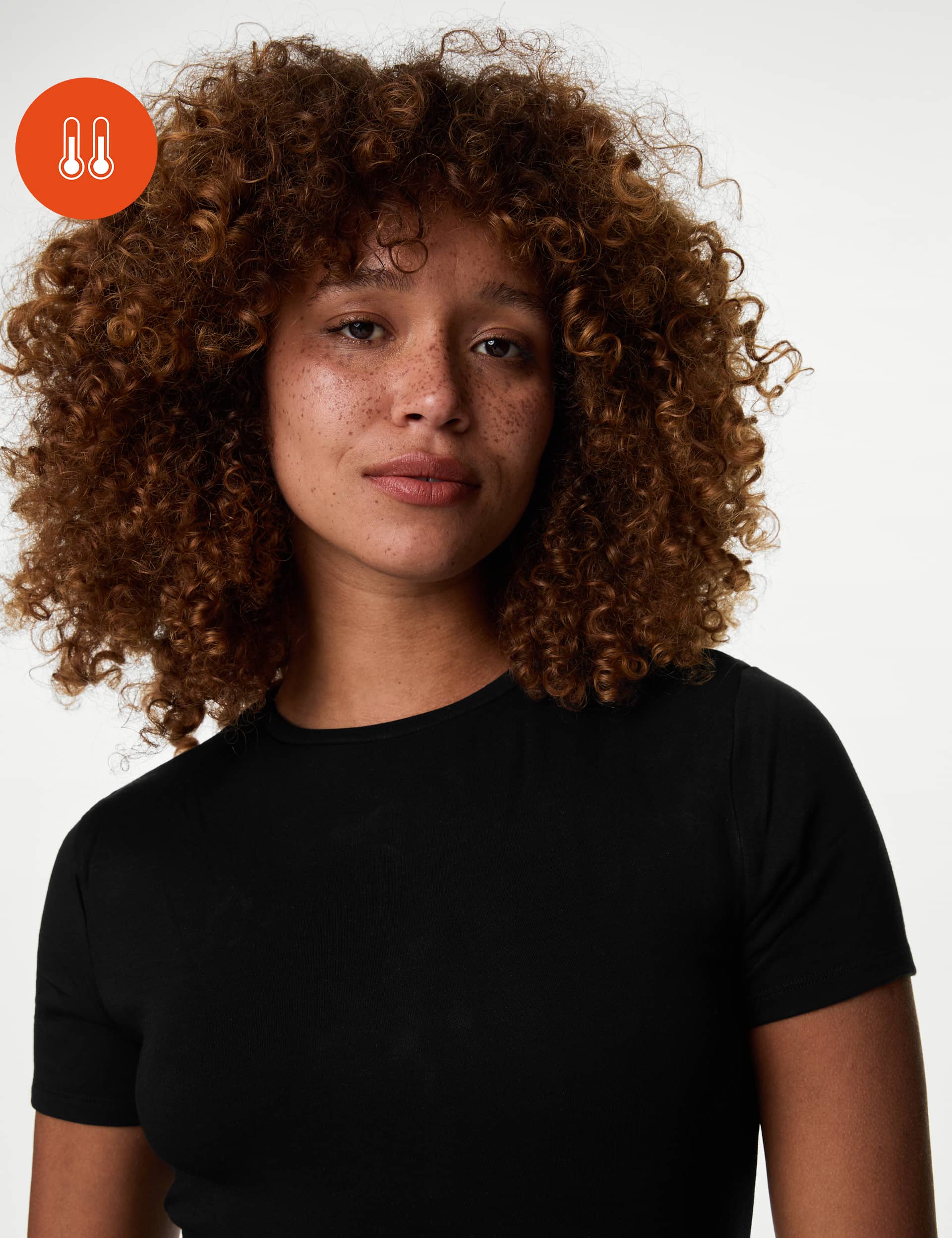 M&S Women's Heatgen  Medium Short Sleeve Thermal Top