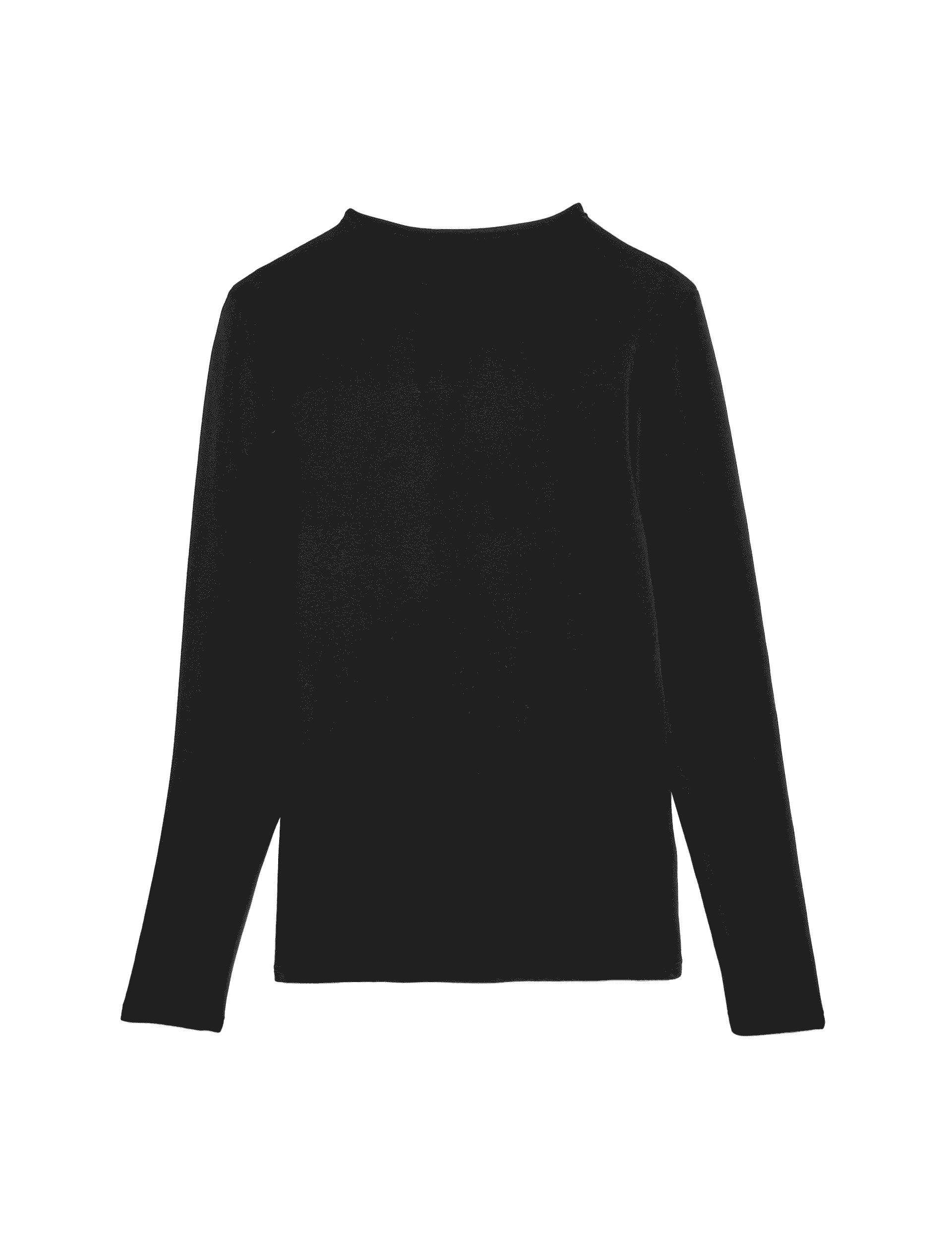 M&S Collection Women's Heatgen Medium Thermal Crew Neck Top - 14 - Black, Dark Turquoise,Light Crea