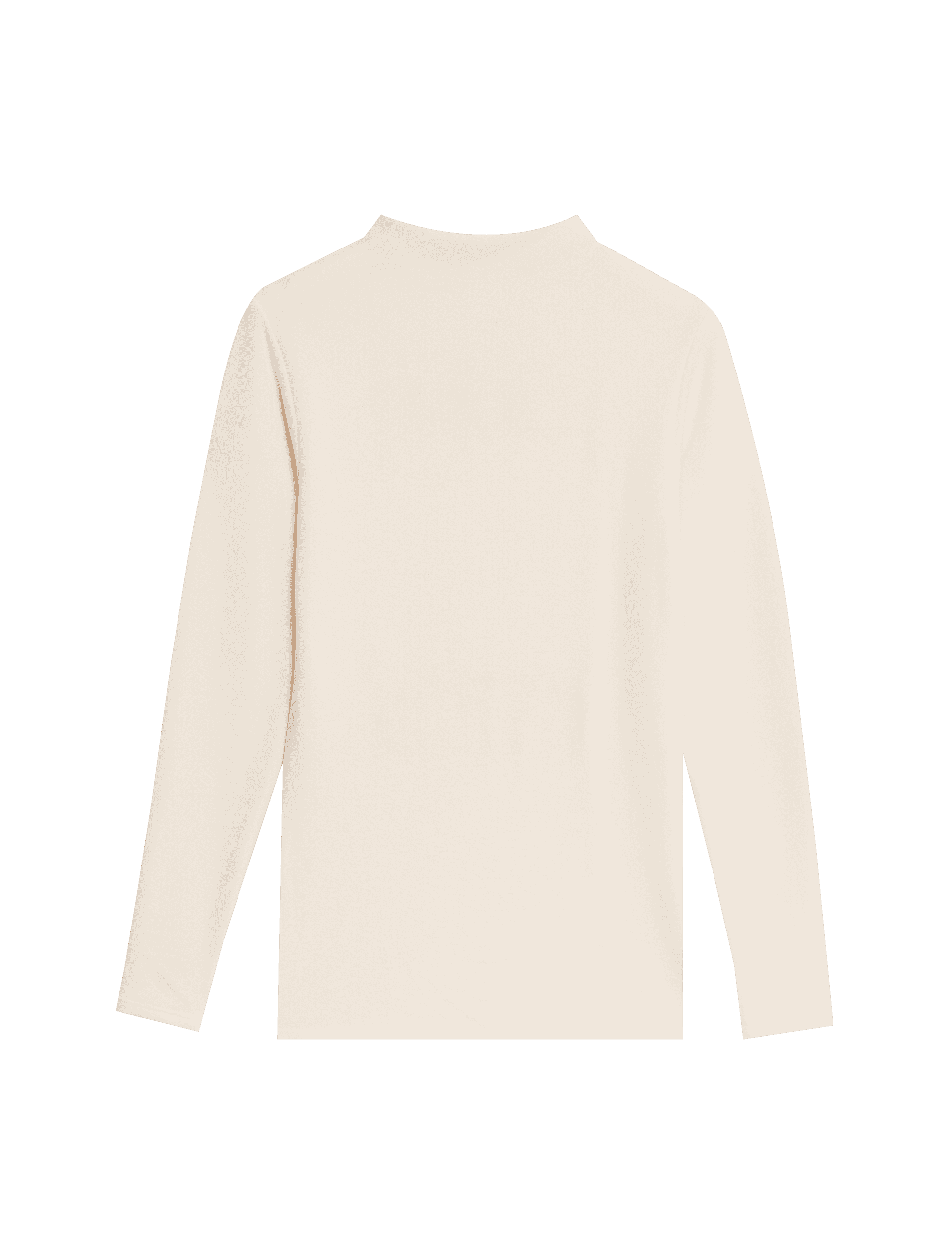 M&S Collection Women's Heatgen Maximum Thermal Fleece Top - 12 - Light Cream, Light Cream