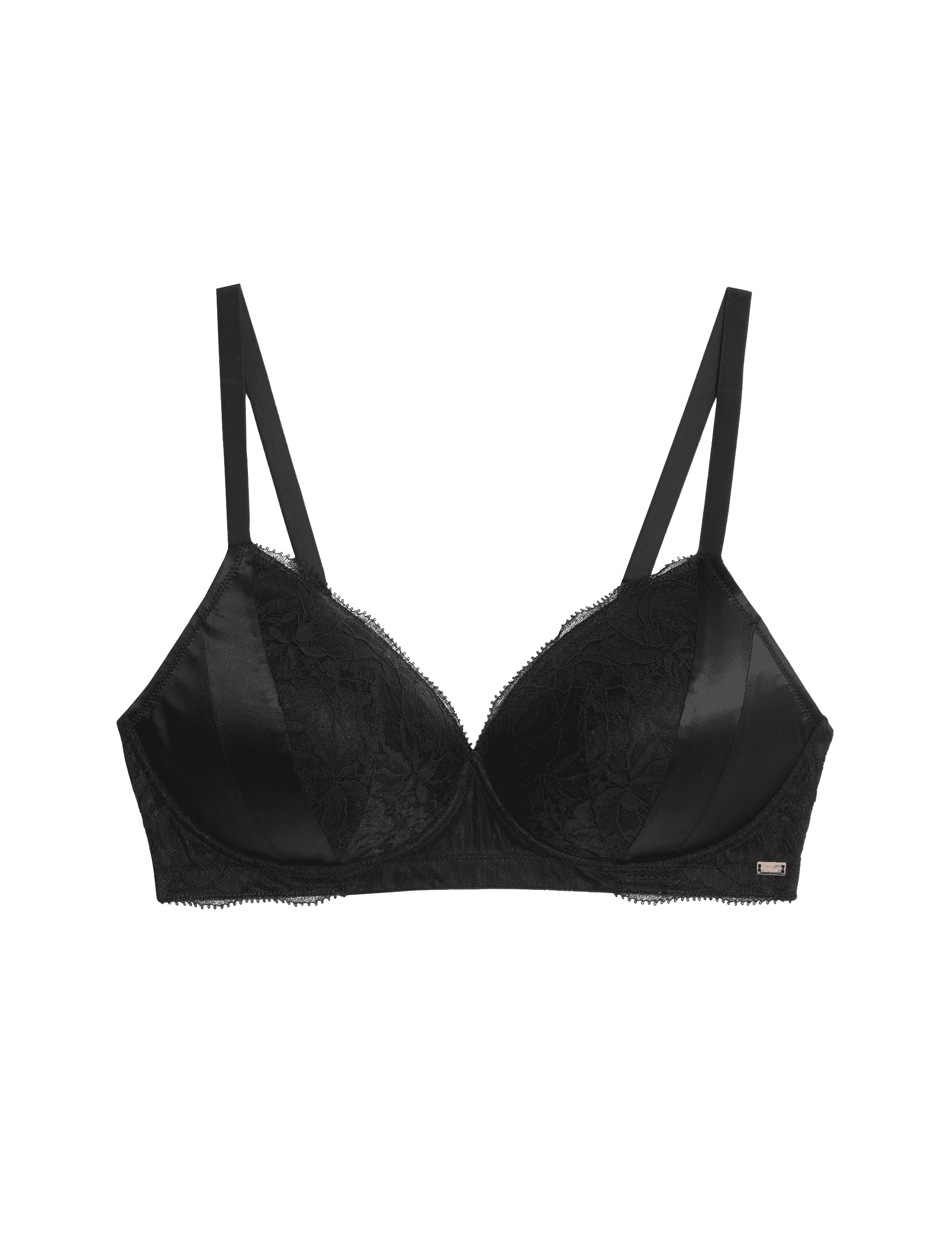 Women's Rosie Non Wired Post Surgery Bra A-E - 36C - Black, Black,Magenta