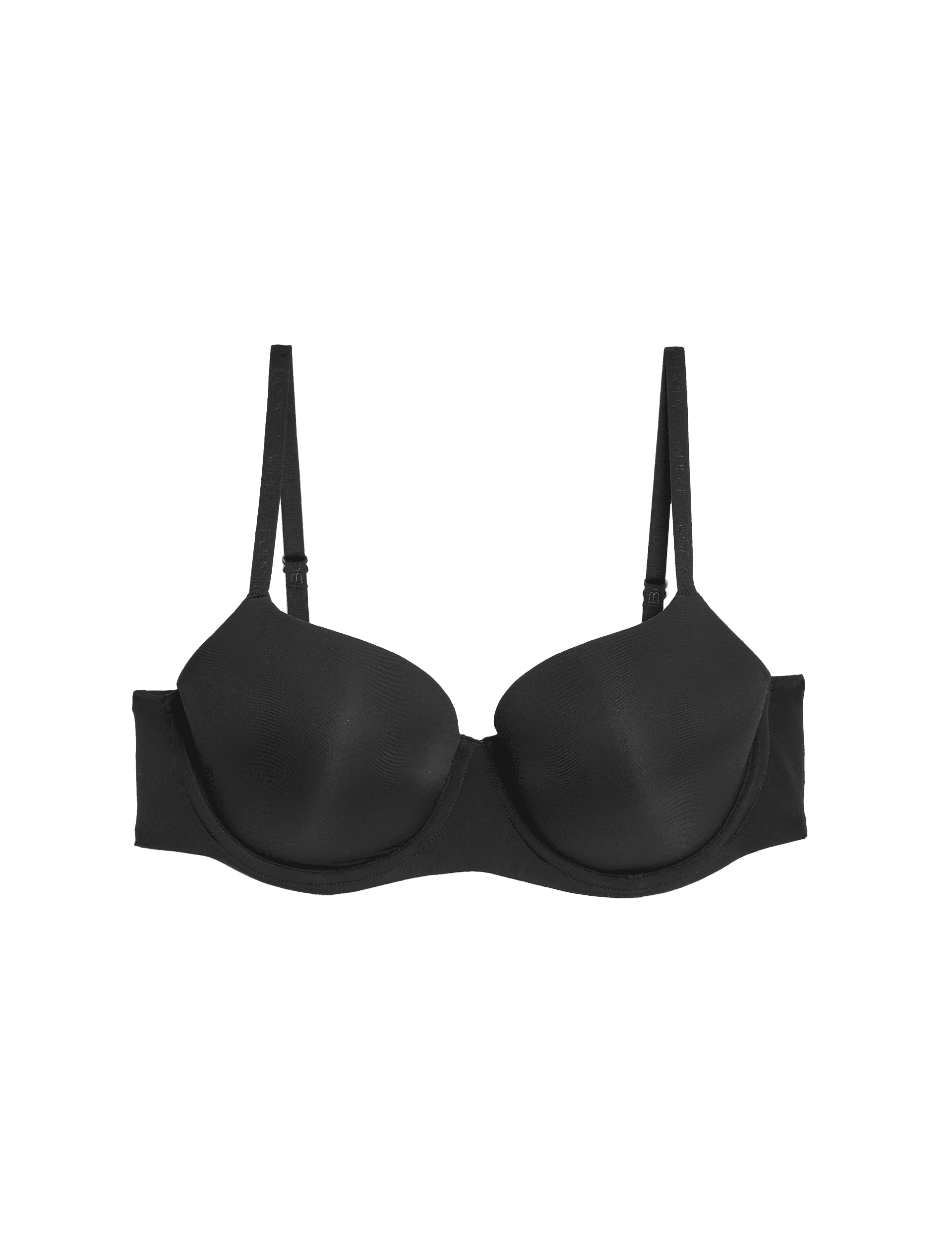 Body By M&S Women's Flexifit Wired Balcony T-Shirt Bra (A-E) - 36C - Black, Black,White,Rose Quartz