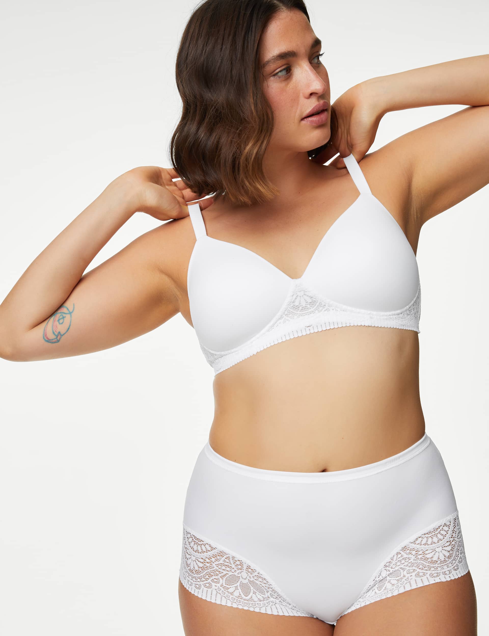 Body By M&S Women's Body Soft™ Non Wired Full Cup Bra A-E - 36B - White, White,Black,Opaline,Slate Blue,Rose Quartz