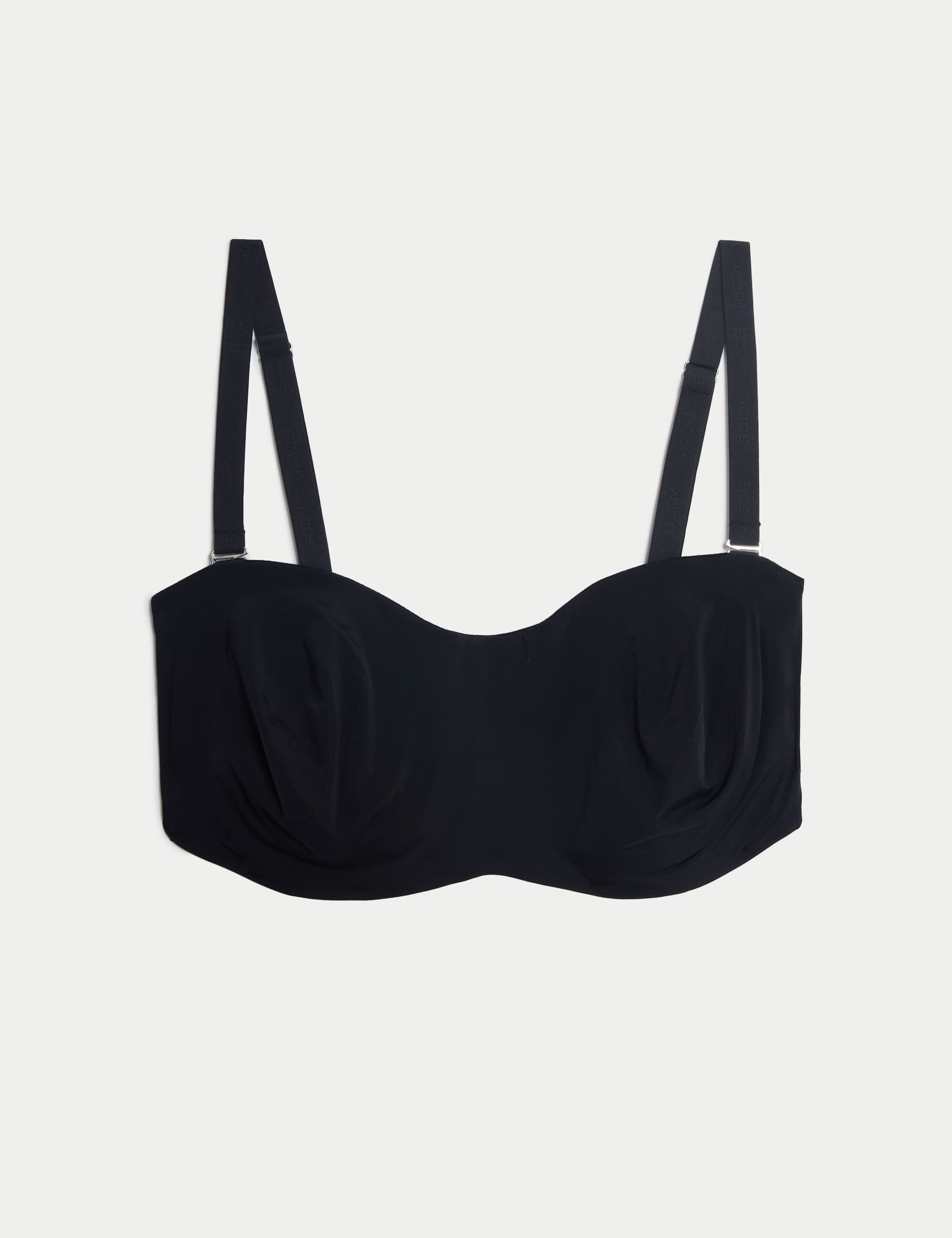 Body By M&S Women's Flexifit™ Non Wired Minimiser Bra (C-H) - 38DD - Black, Black