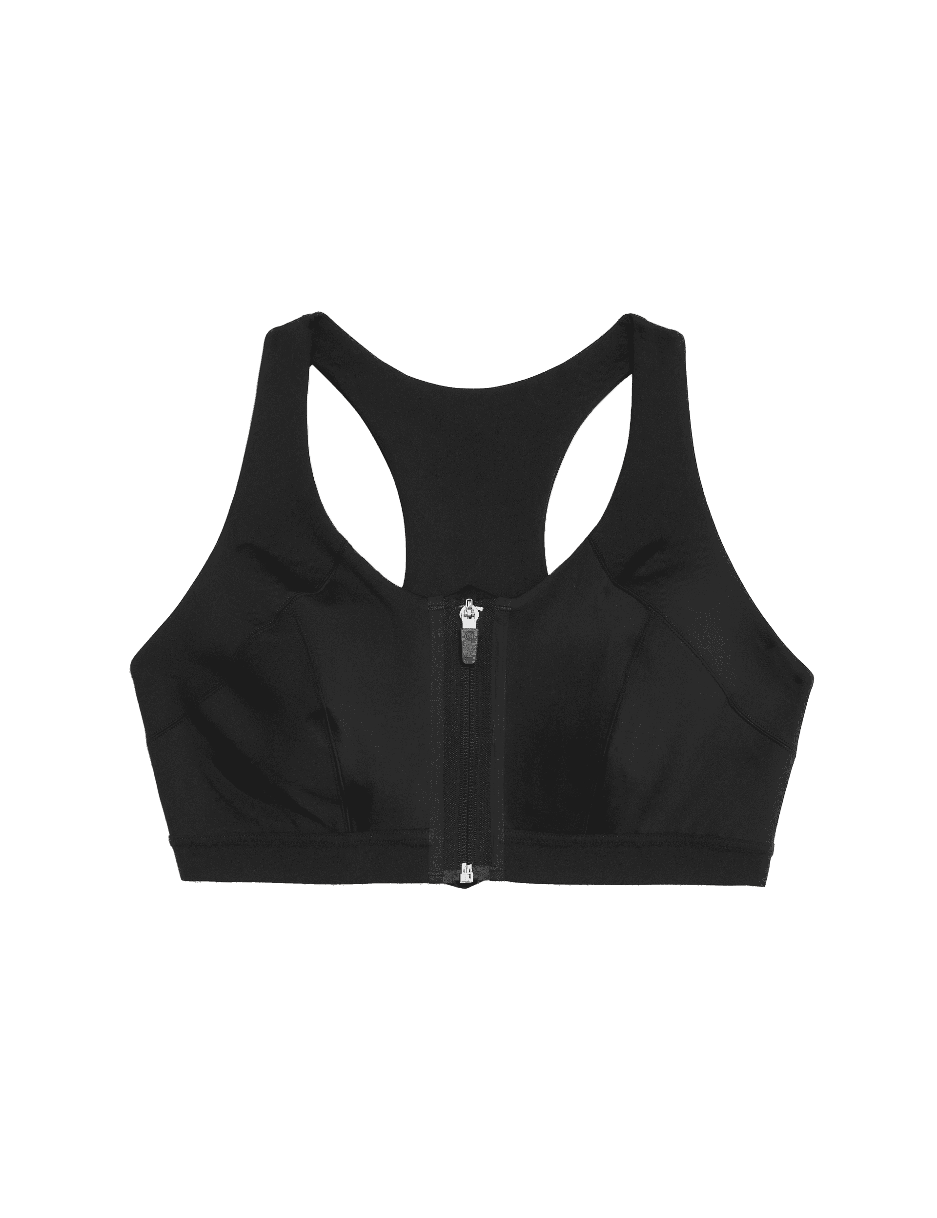 Goodmove Women's Ultimate Support Zip Front Sports Bra F-H - 34F - Black, Black