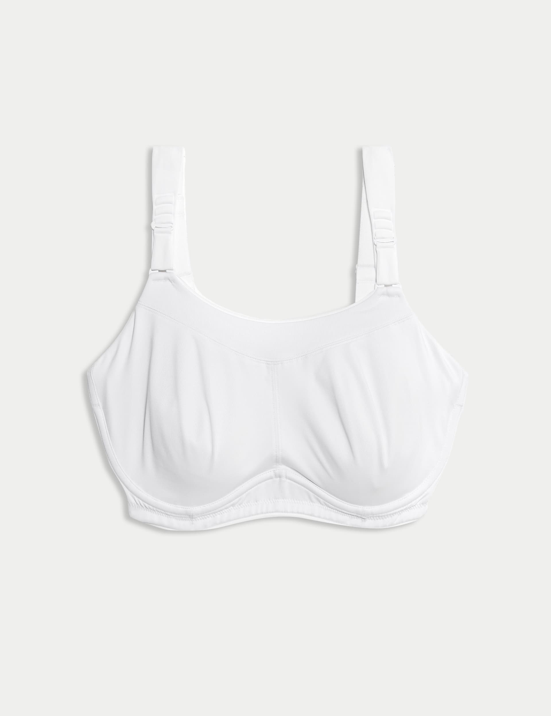 Goodmove Women's Serious Sports Wired Sports Bra (A-H) - 36D - White, White