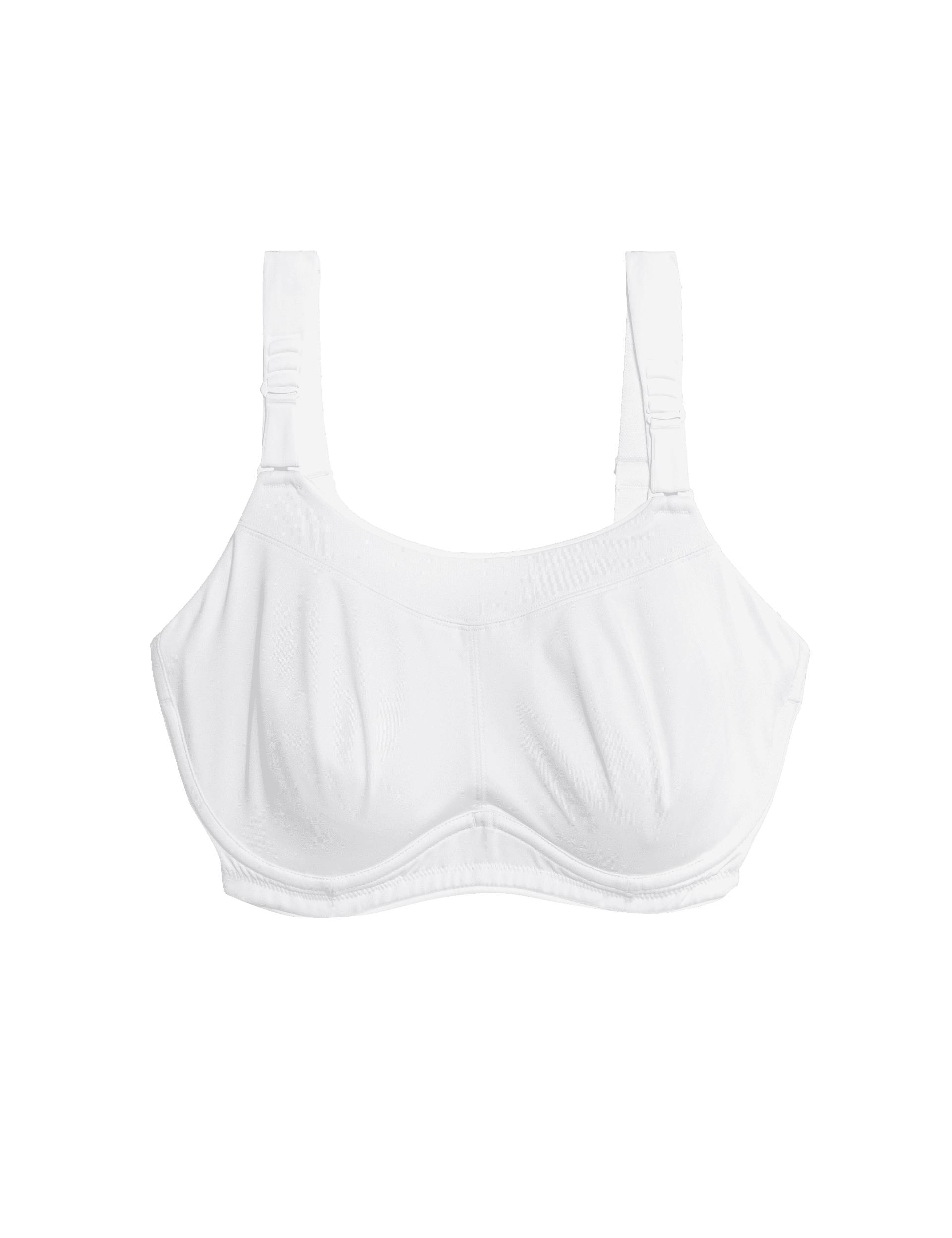 Goodmove Women's Serious Sports Wired Sports Bra (A-H) - 36D - White, White