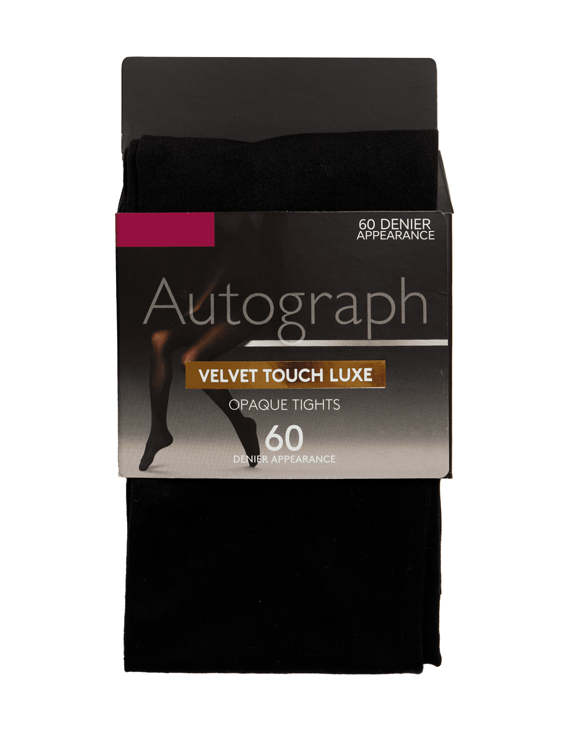 Autograph Women's 60 Denier Velvet Touch Luxe Tights - M - Black, Black,Navy