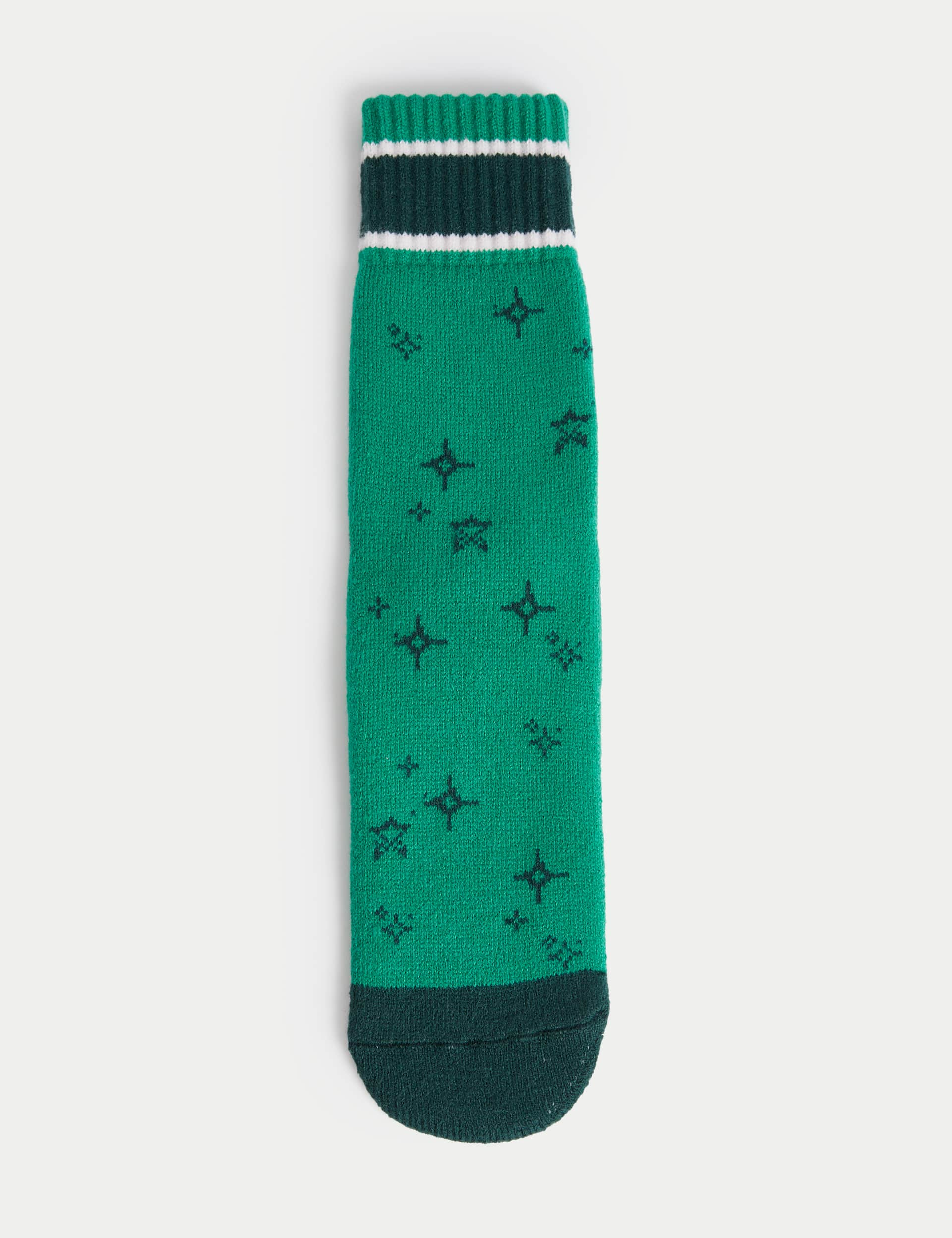 M&S Women's Wicked Slipper Socks - 6-8 - Green Mix, Green Mix