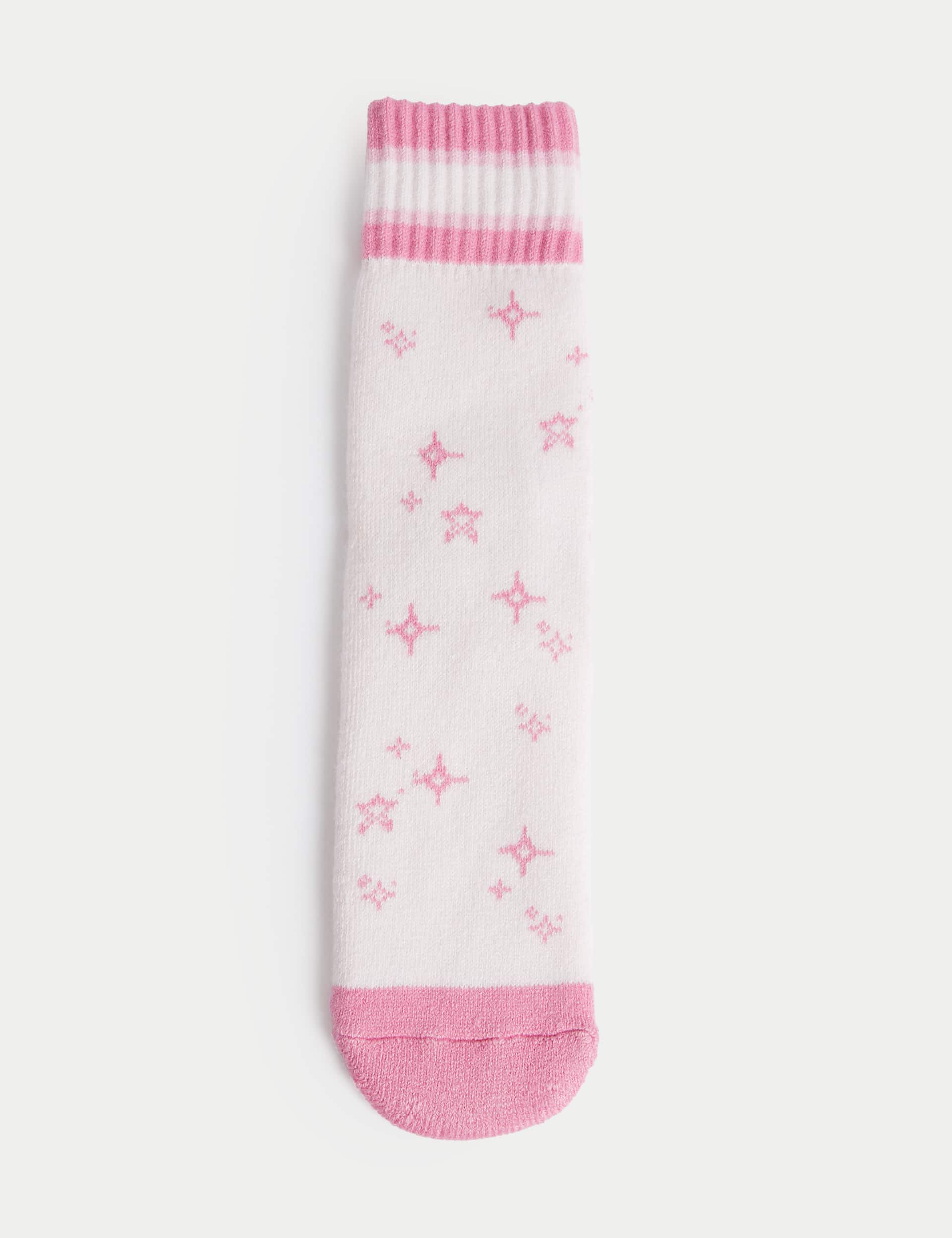 M&S Women's Wicked Slipper Socks - 6-8 - Pink Mix, Pink Mix