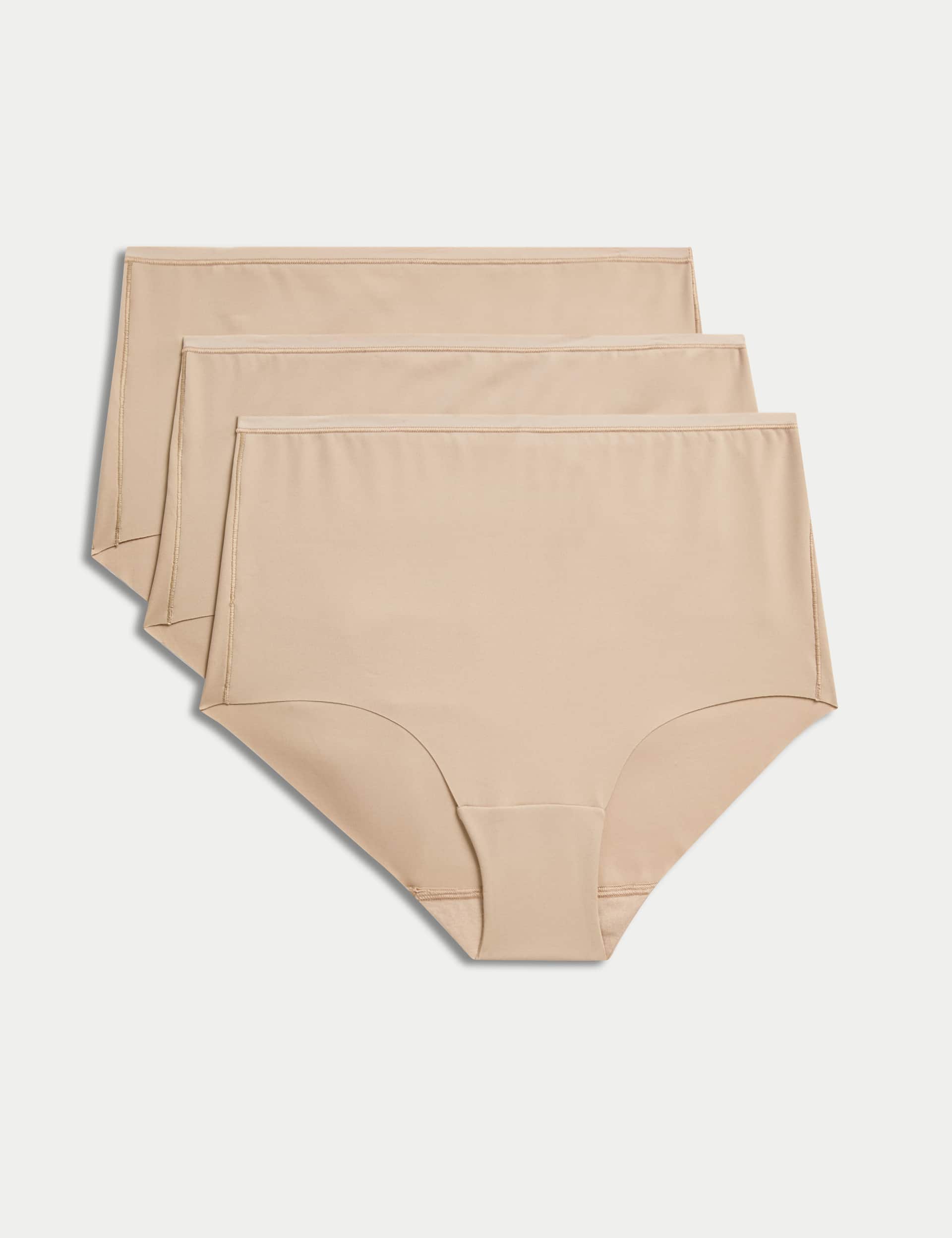 Body By M&S Women's 3pk Flexifit  No VPL High Rise Shorts