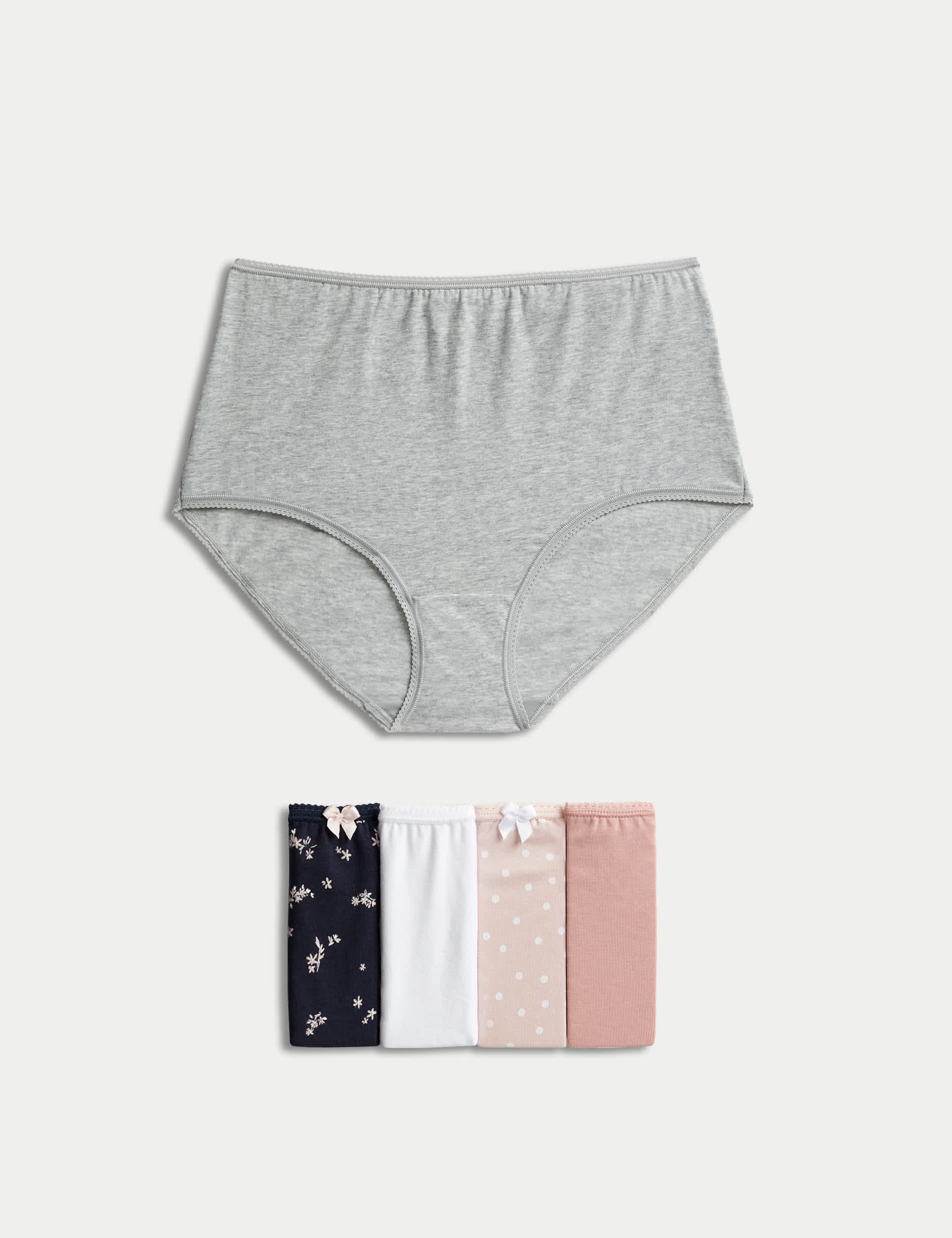 M&S Women's 5pk Cotton Rich Lycra � Full Briefs