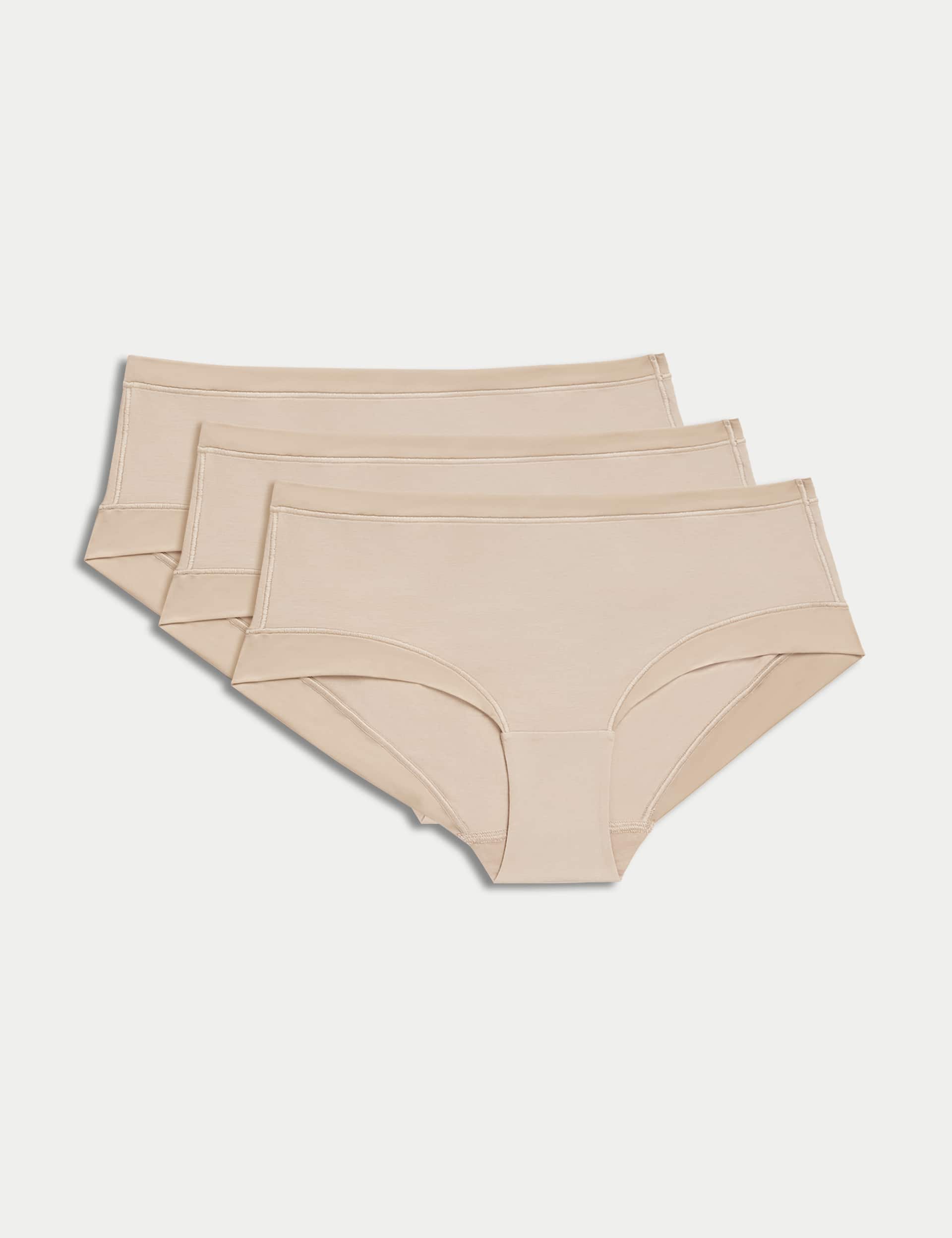 Body By M&S Women's 3pk Flexifit  Modal Rich Low Rise Shorts