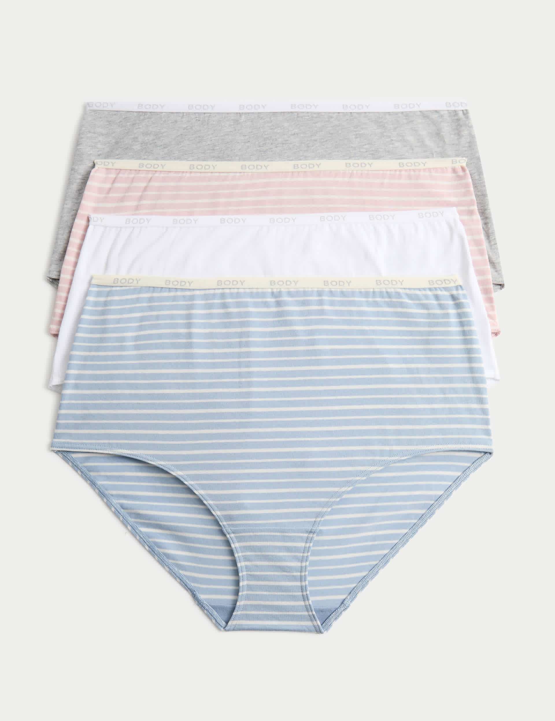 Body By M&S Women's 4pk Cotton Rich Full Briefs