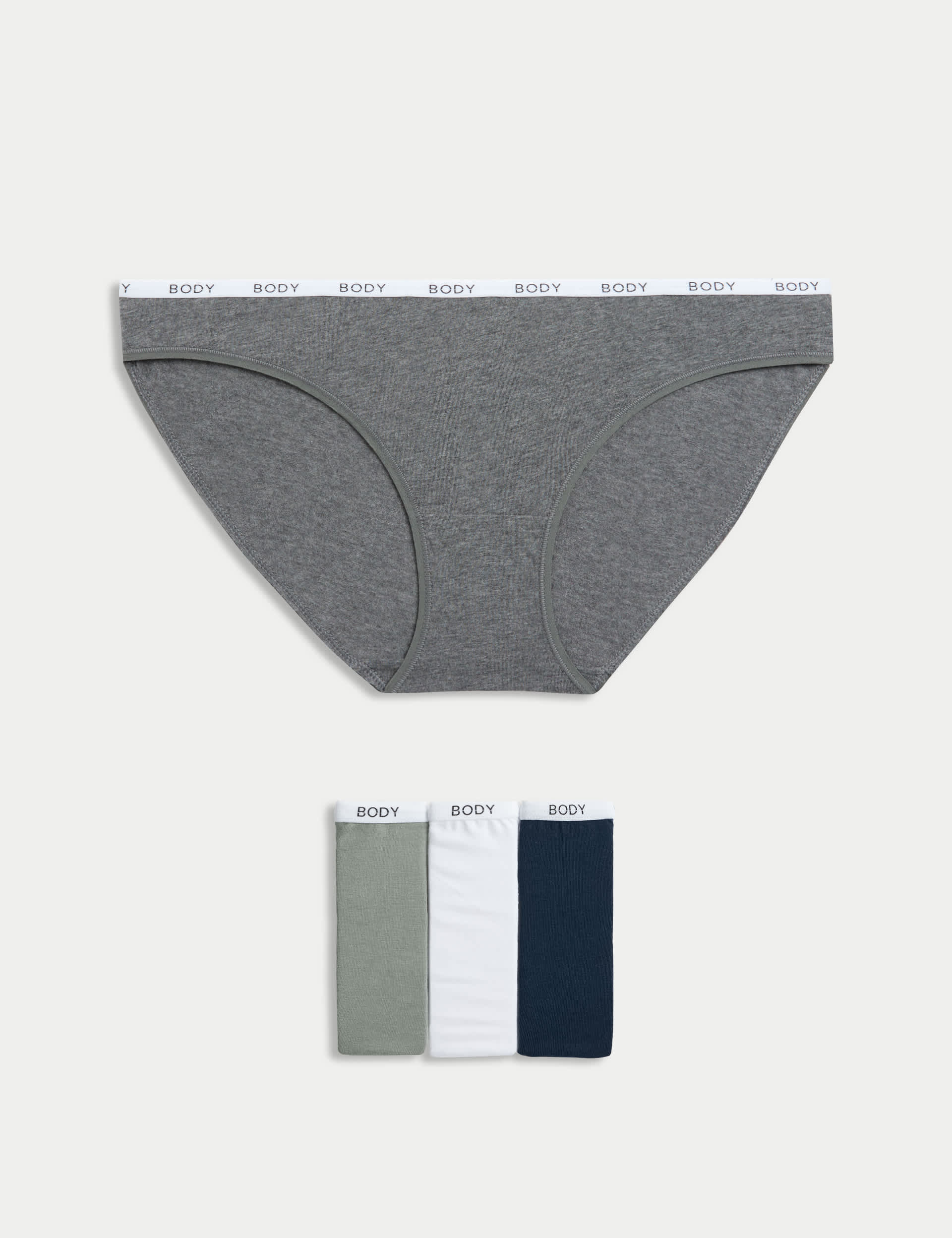 Body By M&S Women's 4pk Cotton Rich Bikini Knickers