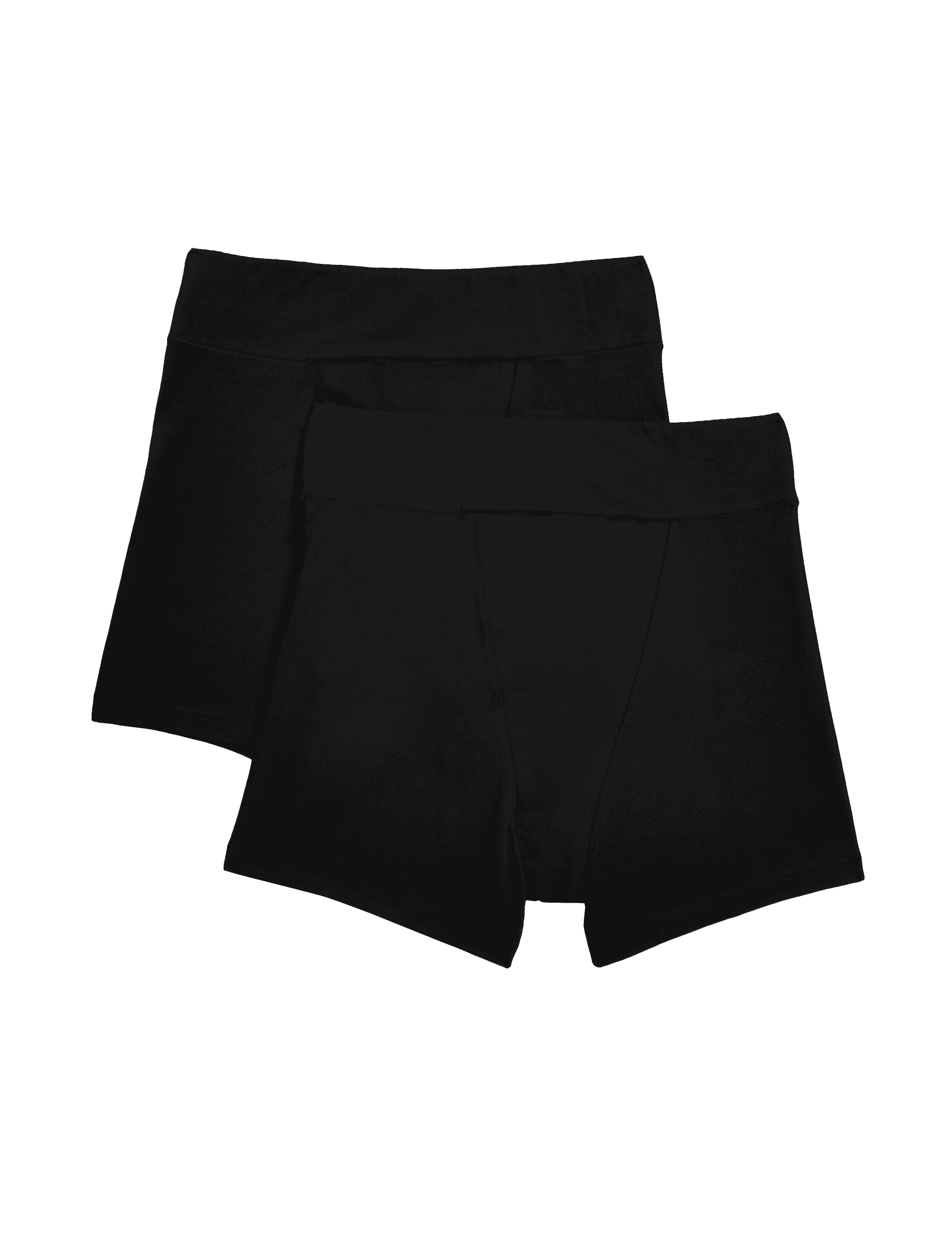 M&S Collection Women's 2 Pack Super Heavy Absorbency Period Knickers - 12 - Black, Black