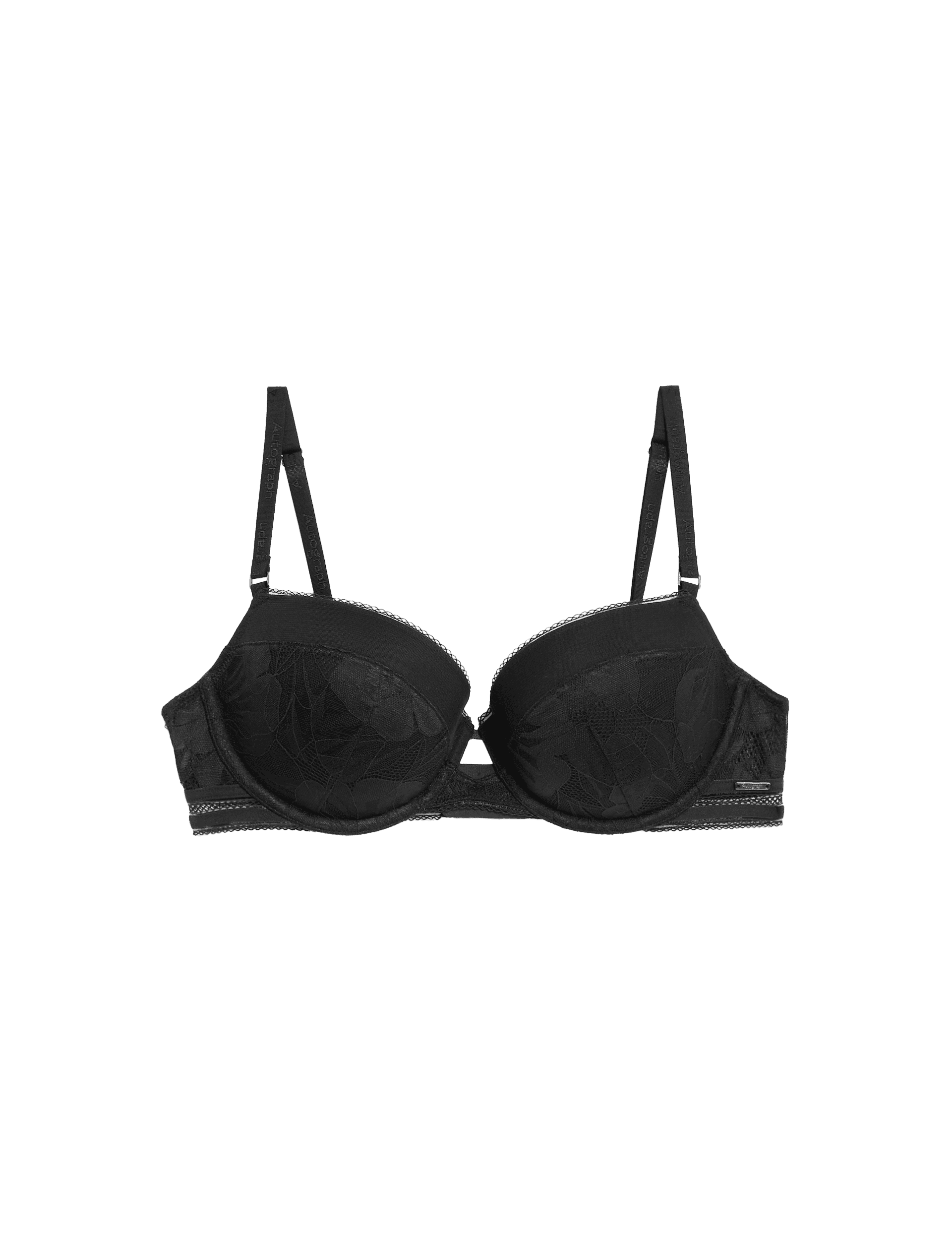 Autograph Women's Valencia Lace Wired Balcony Bra (A-E) - 36C - Black, Black